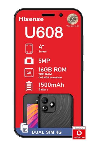 Hisense U608 Black