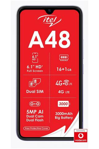 Itel A48 Purple