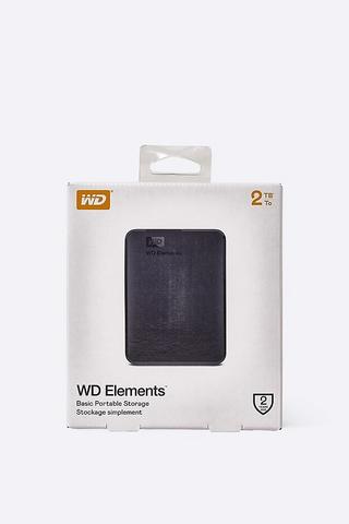 western digital elements external hard drive 2tb