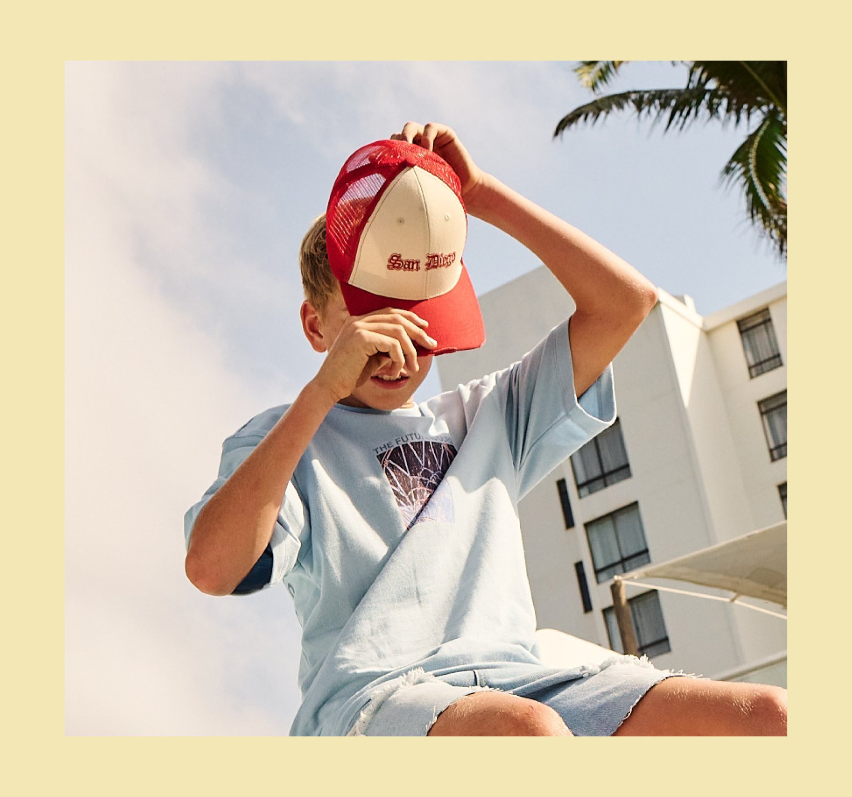 an image of a lady wearing fashion items with an overlay of points showing an example of the snap to shop app feature