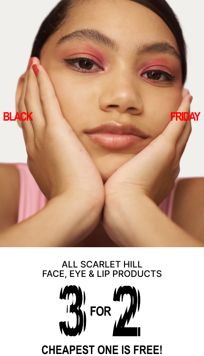 All Scarlet Hill face, eye and lip products 3 for 2
