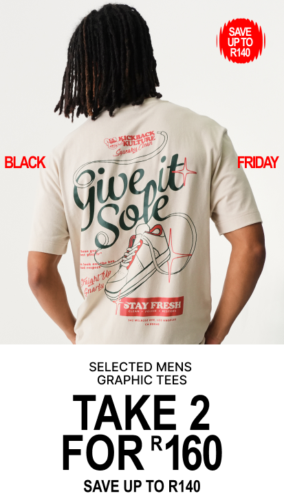 Selected mens graphic tees take 2 for R160