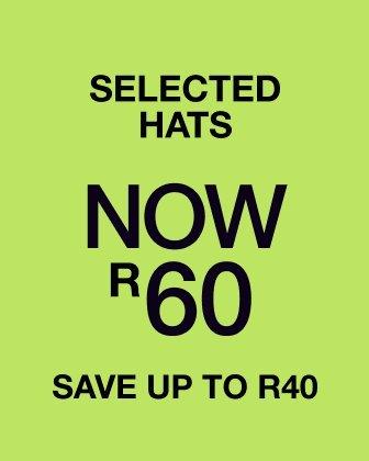 Selected hats R60