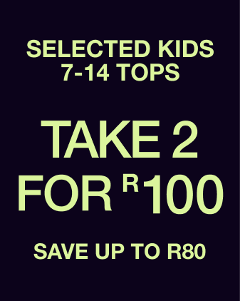 Selected kids 7-14 tops take 2 for R100