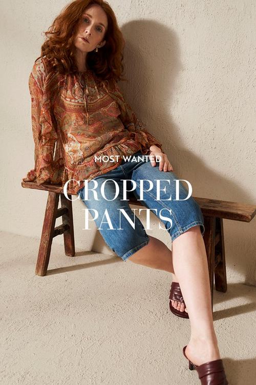 shop miladys easy cropped pants