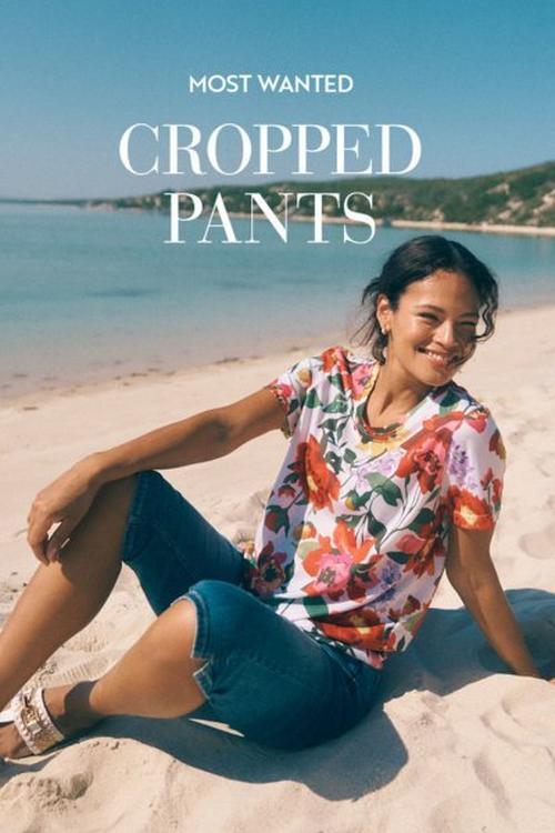 shop miladys easy cropped pants
