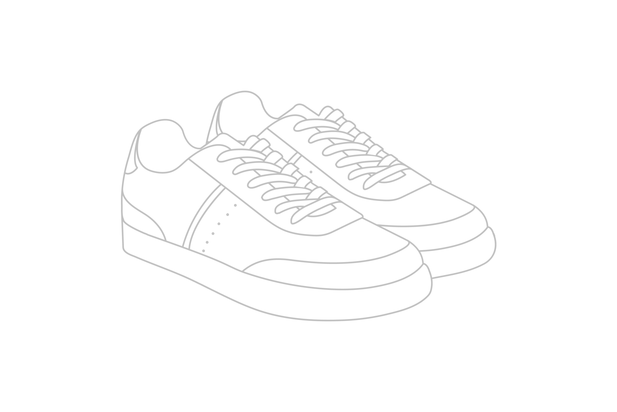 Illustration of a mens pair of shoes