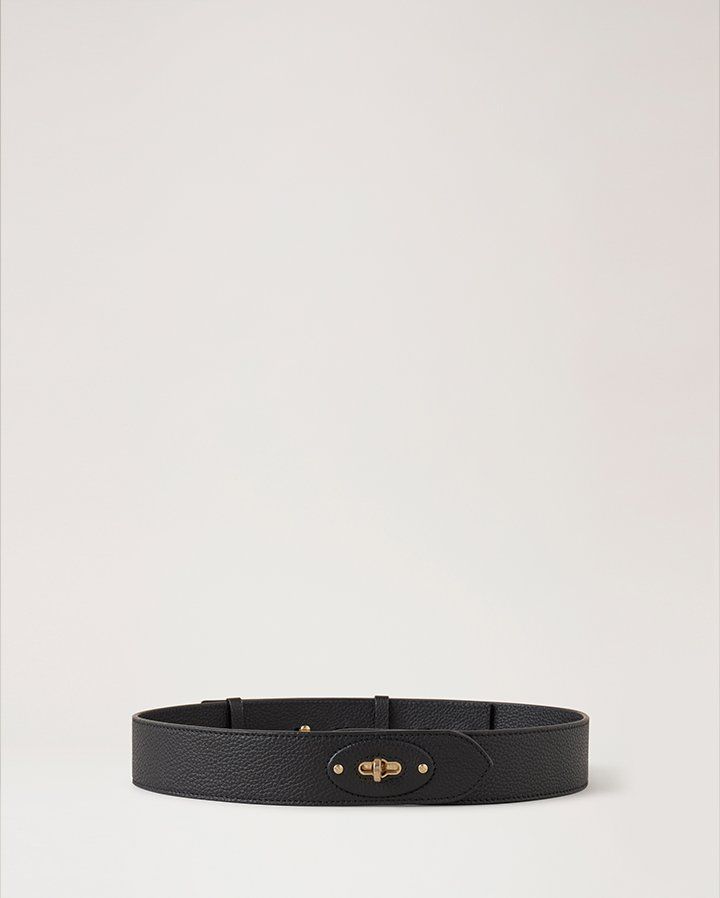 Darley Belt in Black Small Classic Grain