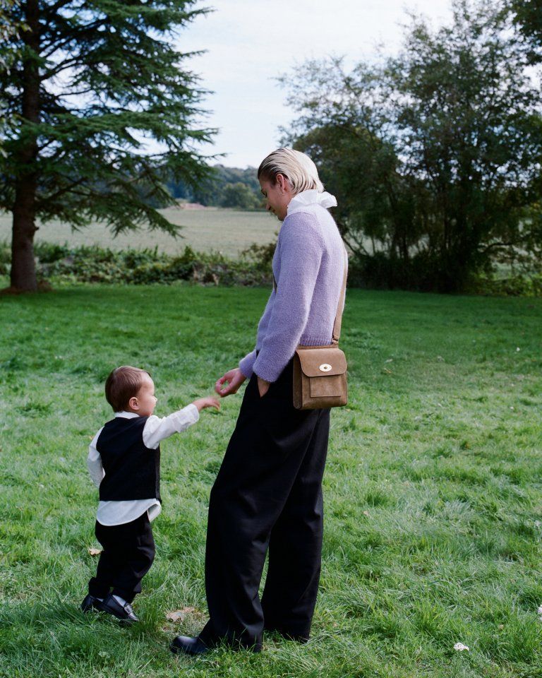 Boy and Man with Anthony bag