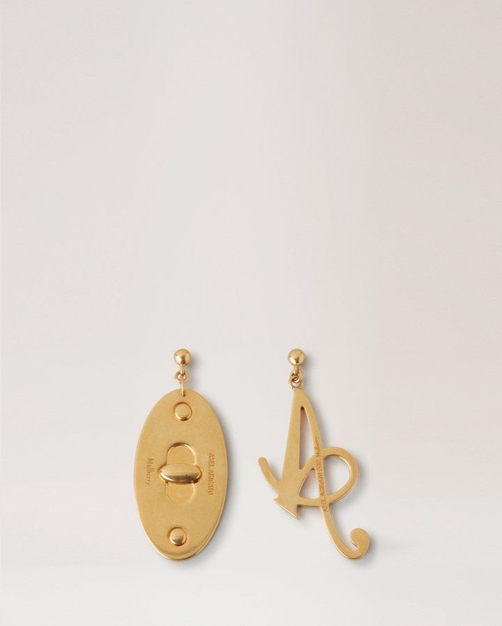 Axel Arigato for Mulberry Earrings in gold