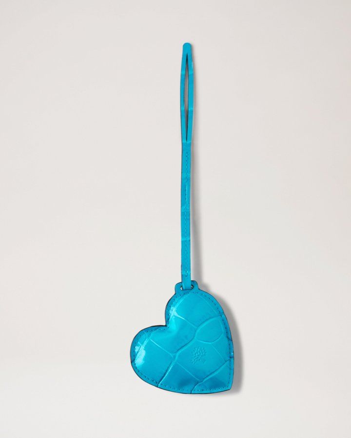 Axel Arigato for Mulberry Heart Keyring in azure blue