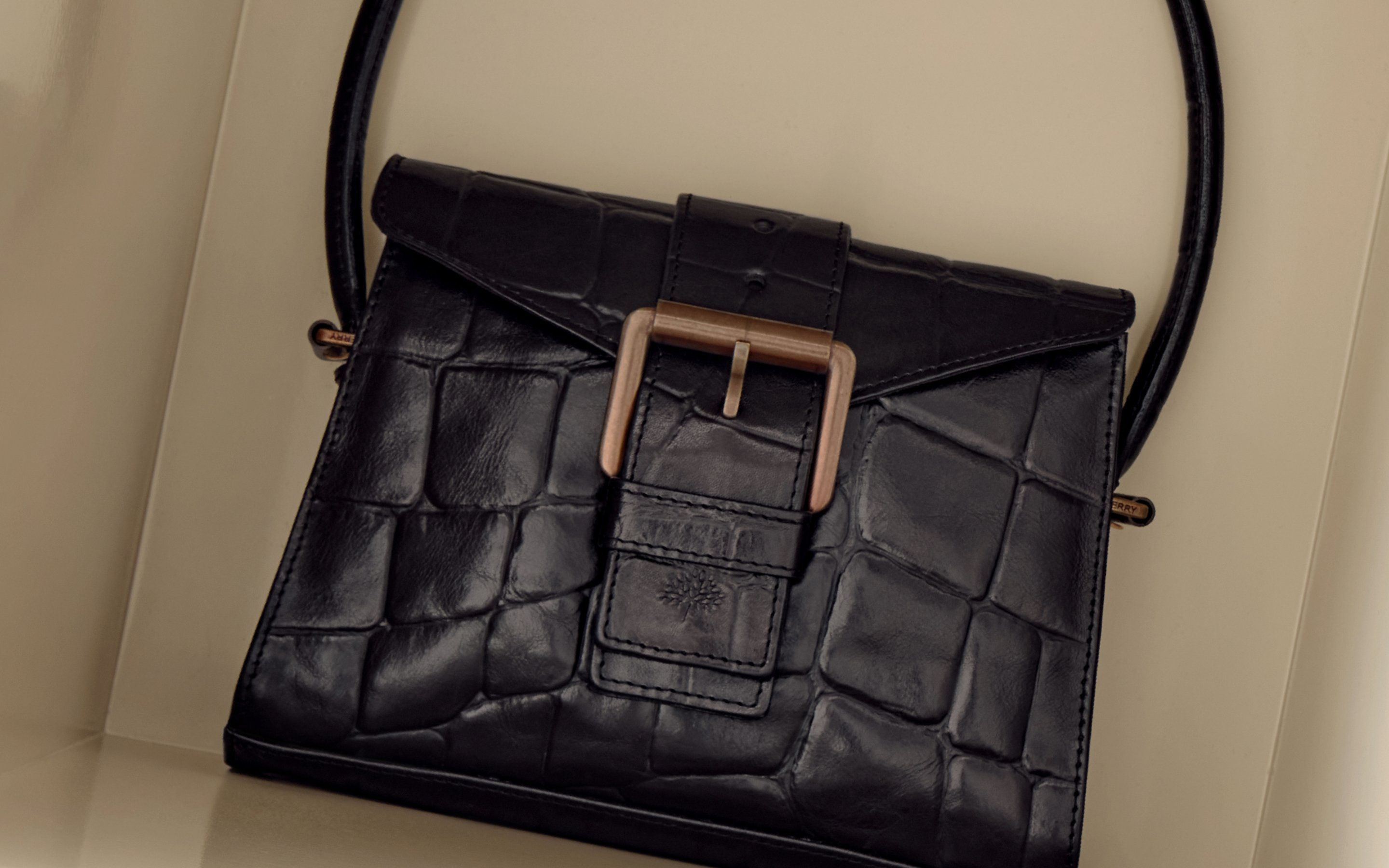 Mulberry pre-loved bag in croc leather