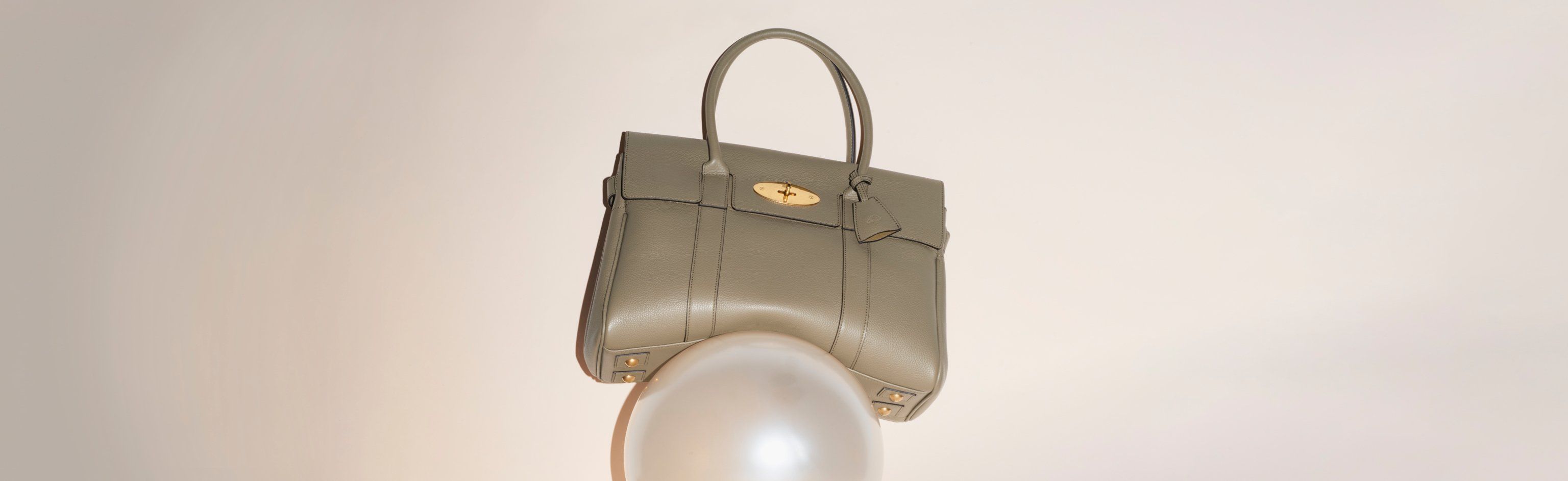 Mulberry Bayswater bag in green leather