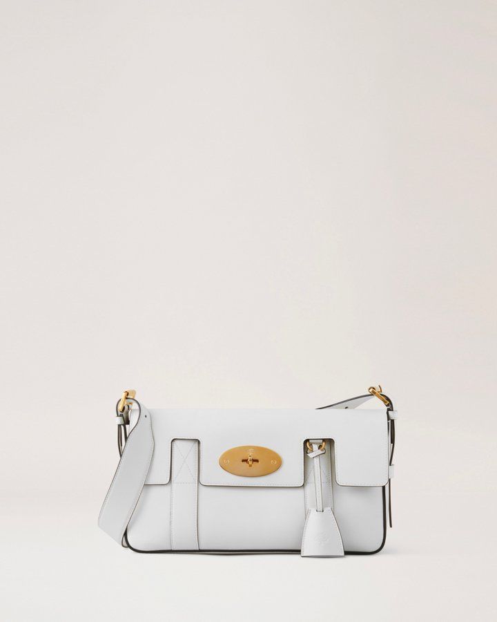 mulberry east west bayswater bag in white