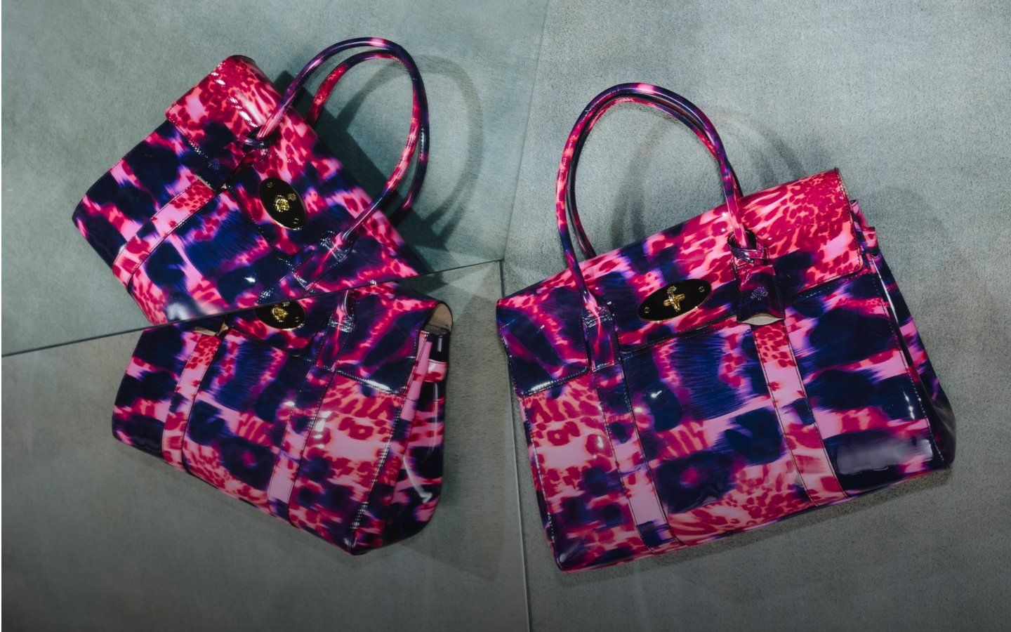 Bayswater bags with colourful patterns