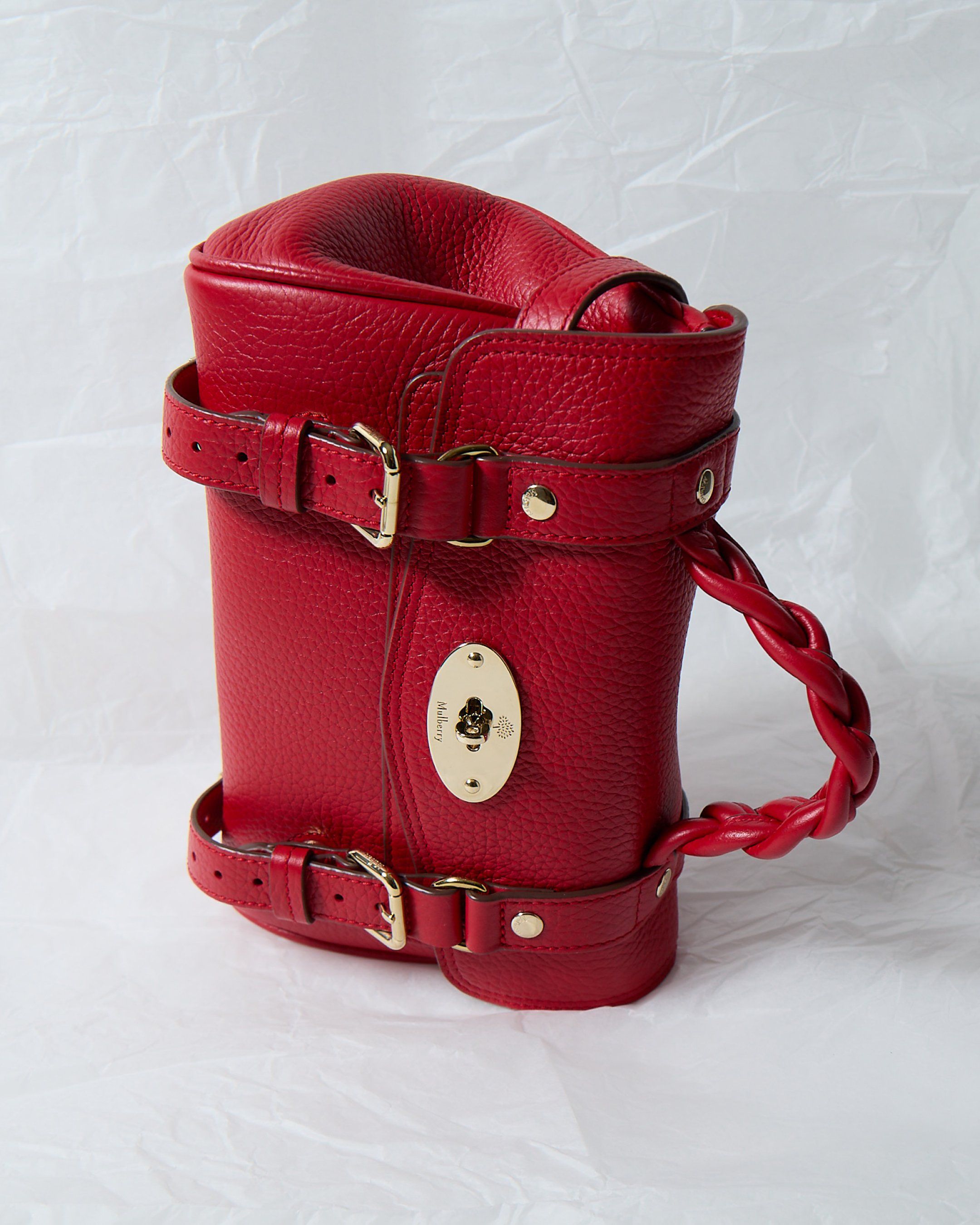 Mulberry Mini Alexa in Scarlet Red