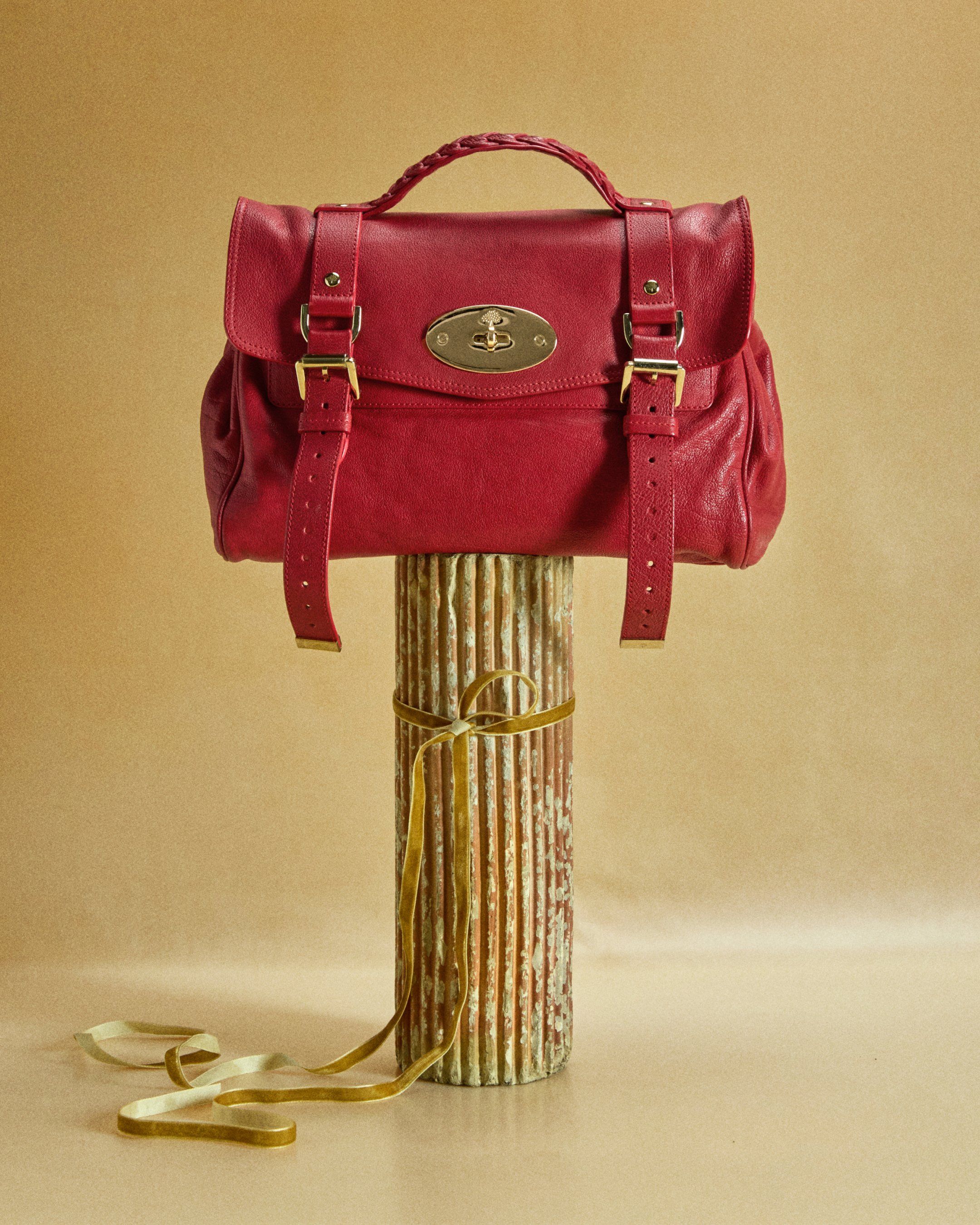 Preloved Alexa in Red on a stand