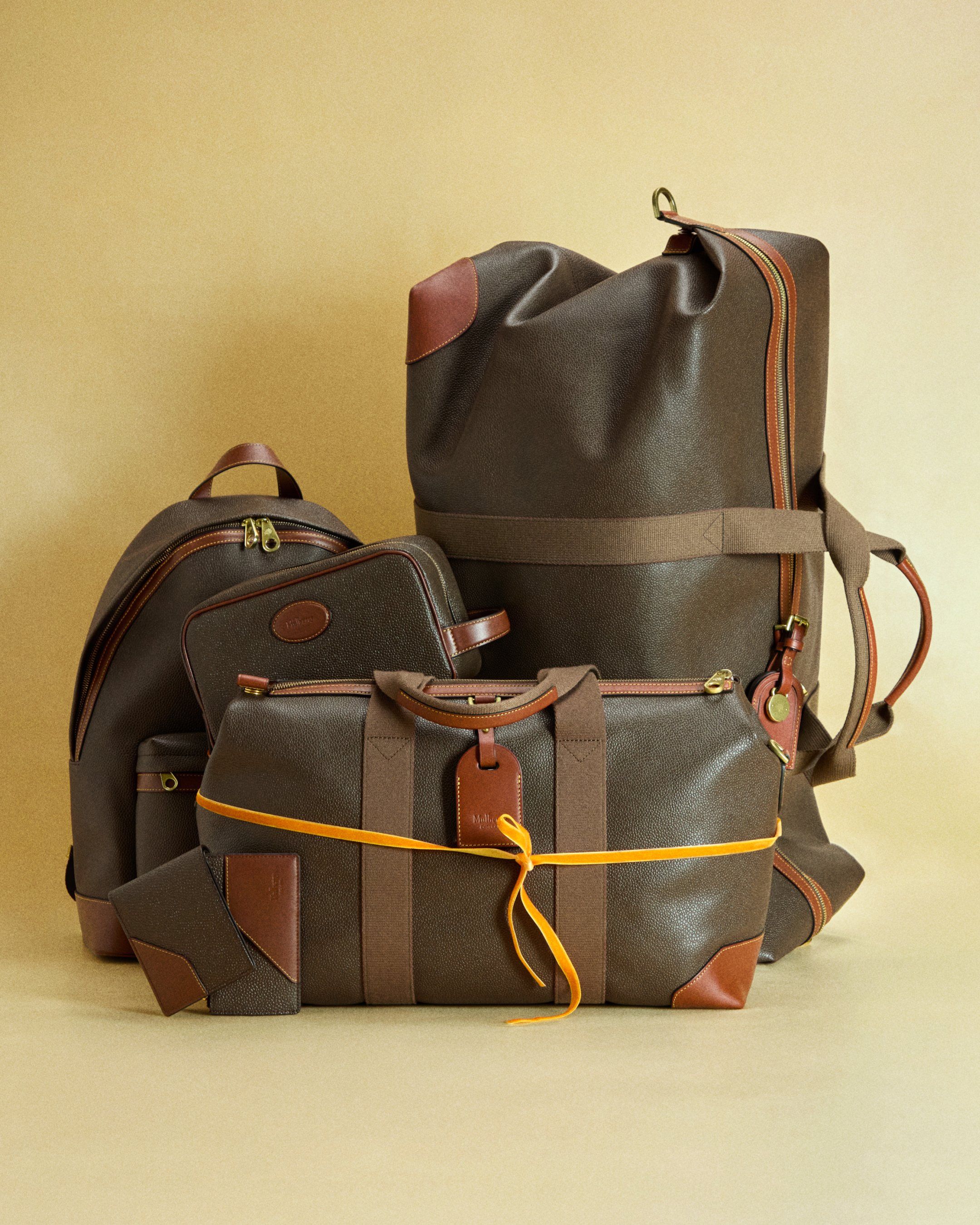 Group shot of scotch grain luggage