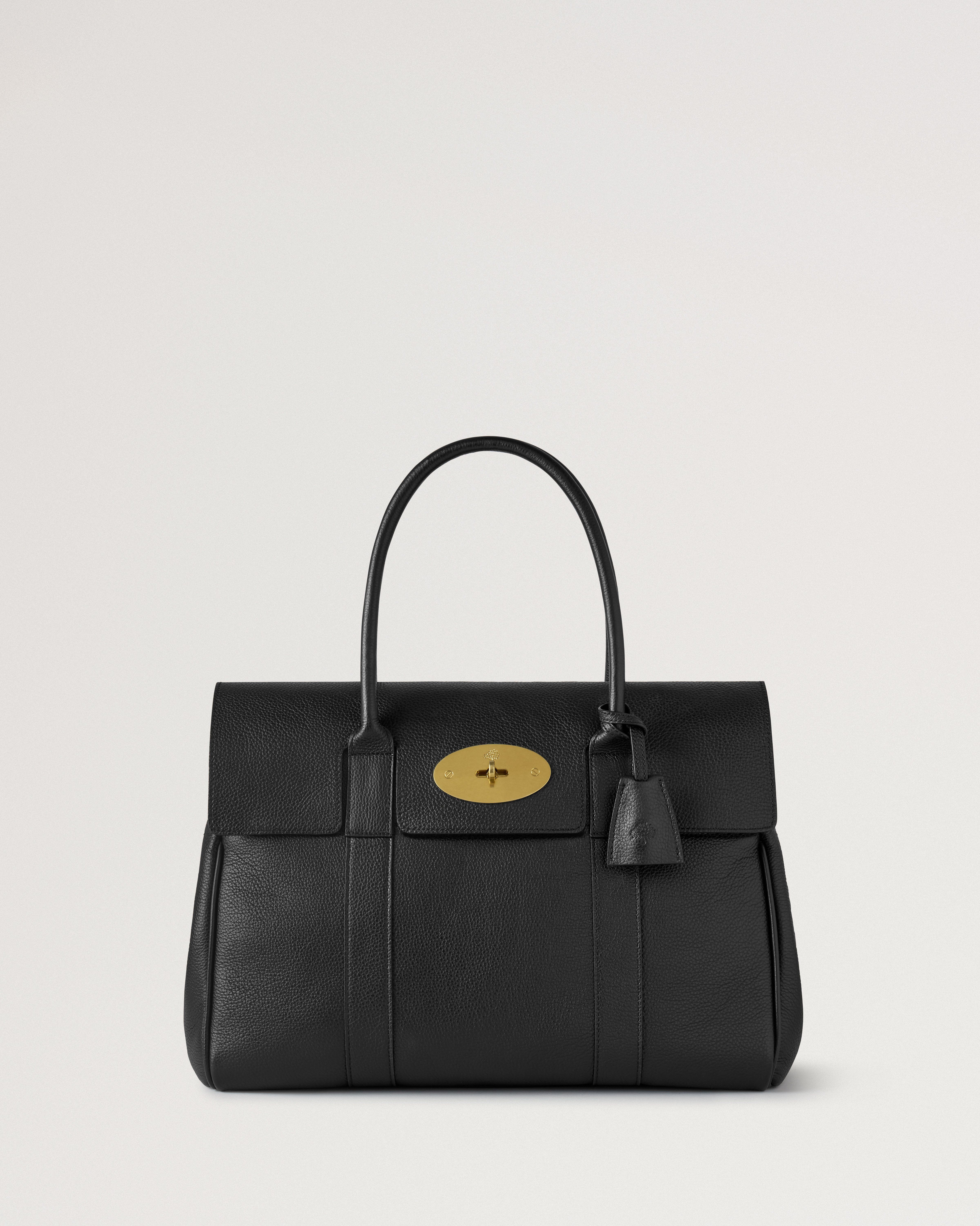 Mulberry Bayswater in Black gold