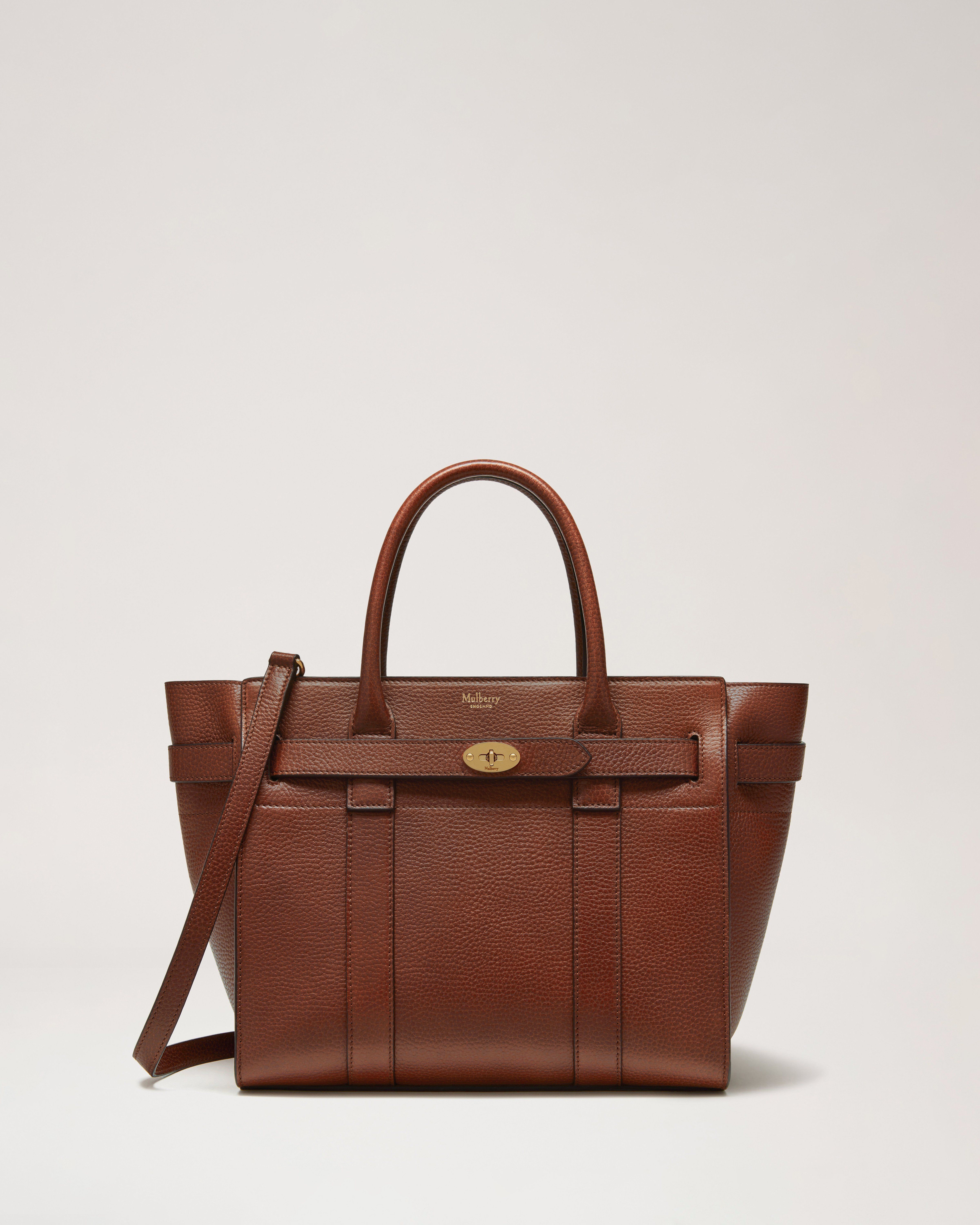 Mulberry Small zipped Bayswater in Oak