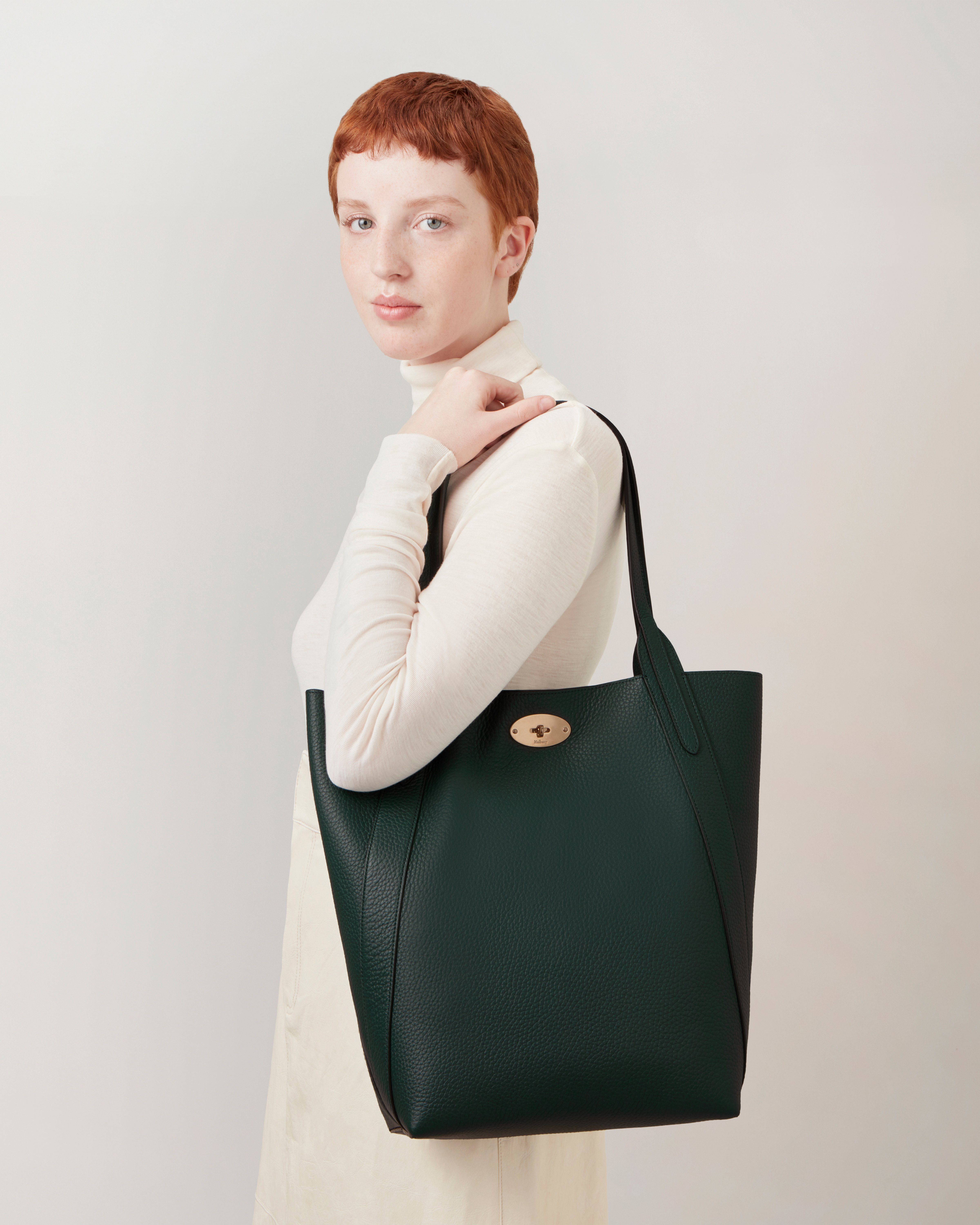 Mulberry north south Bayswater tote in Mulberry Green