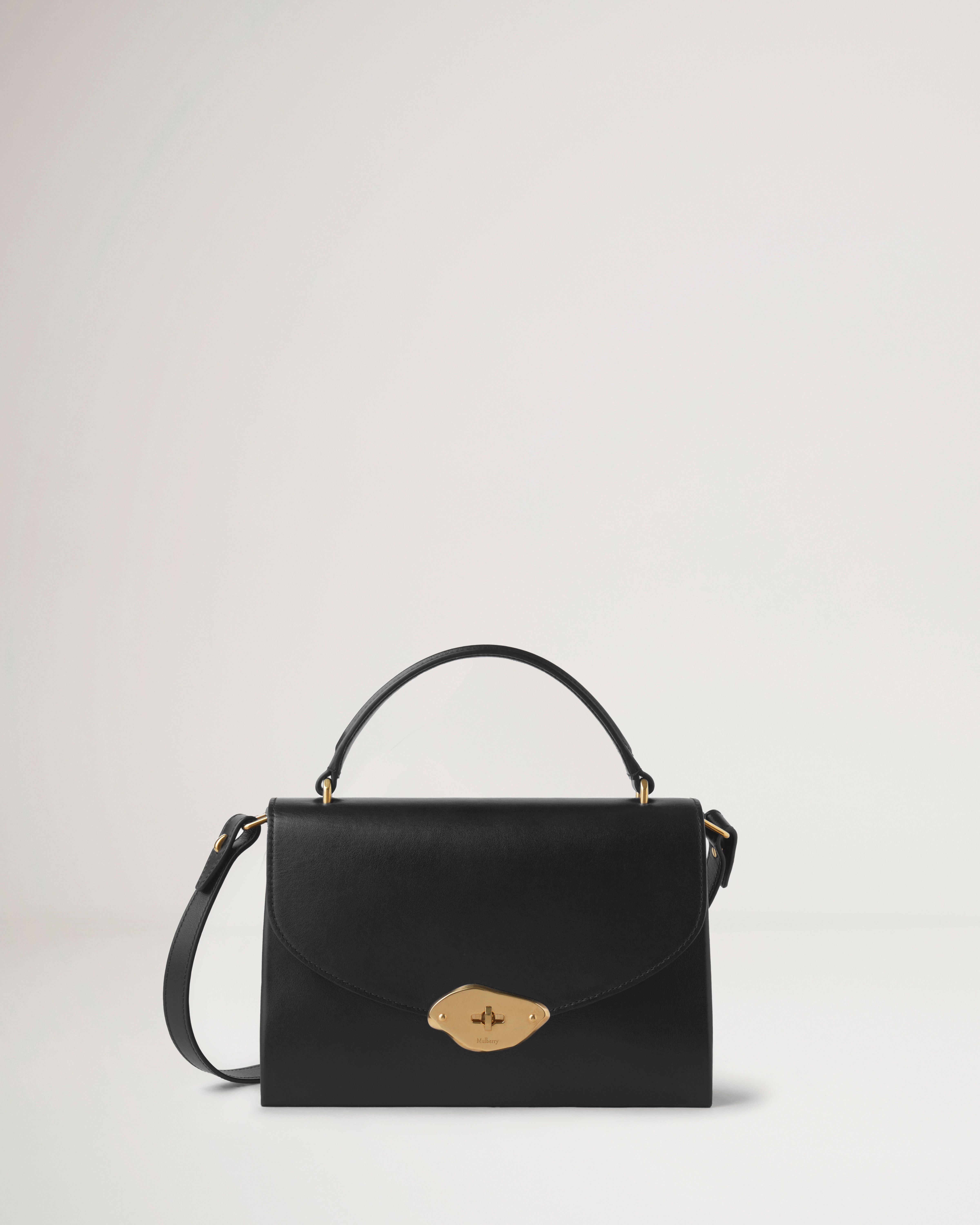 mulberry lana top handle bag in black