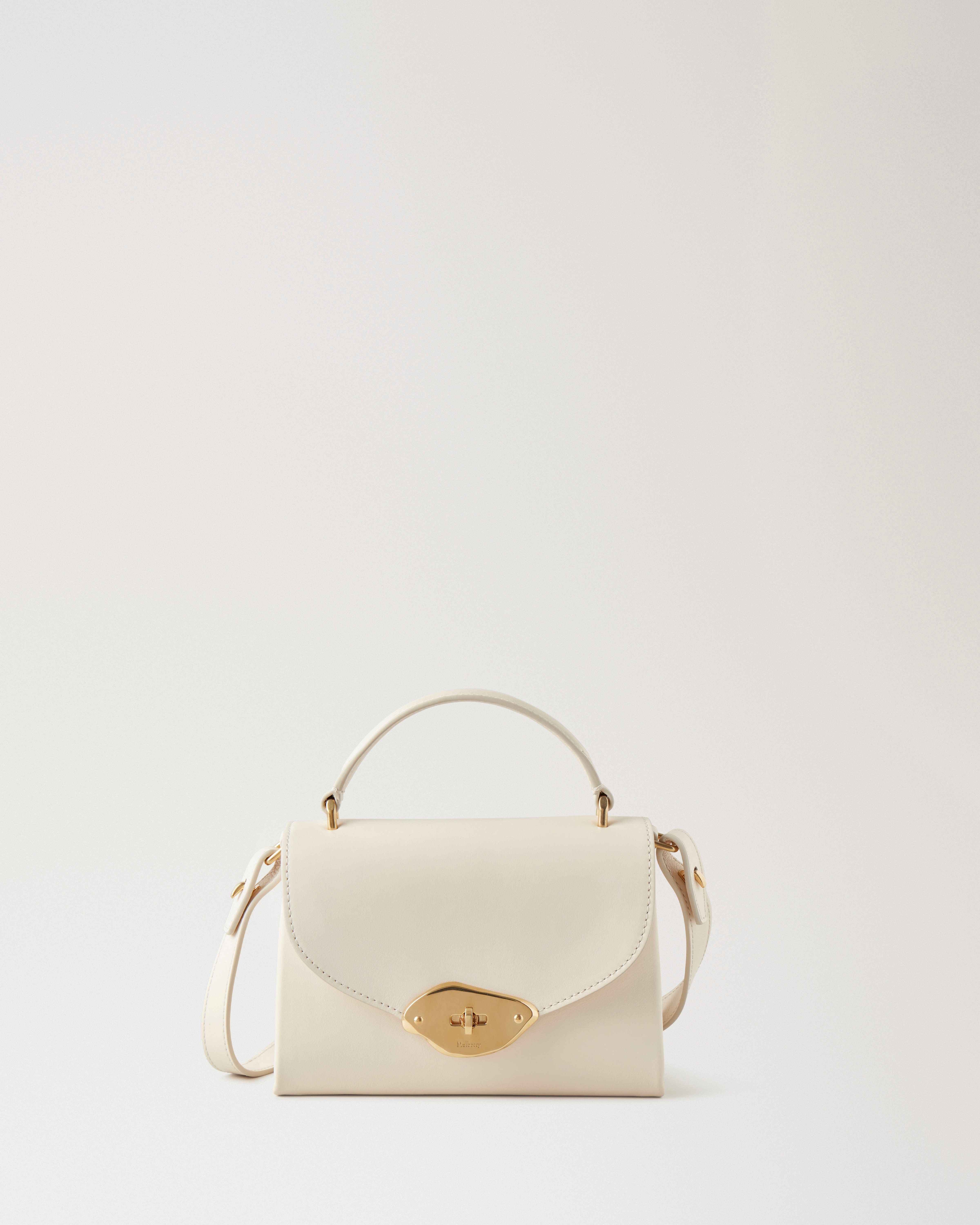 Mulberry Small Lana Top handle bag in eggshell