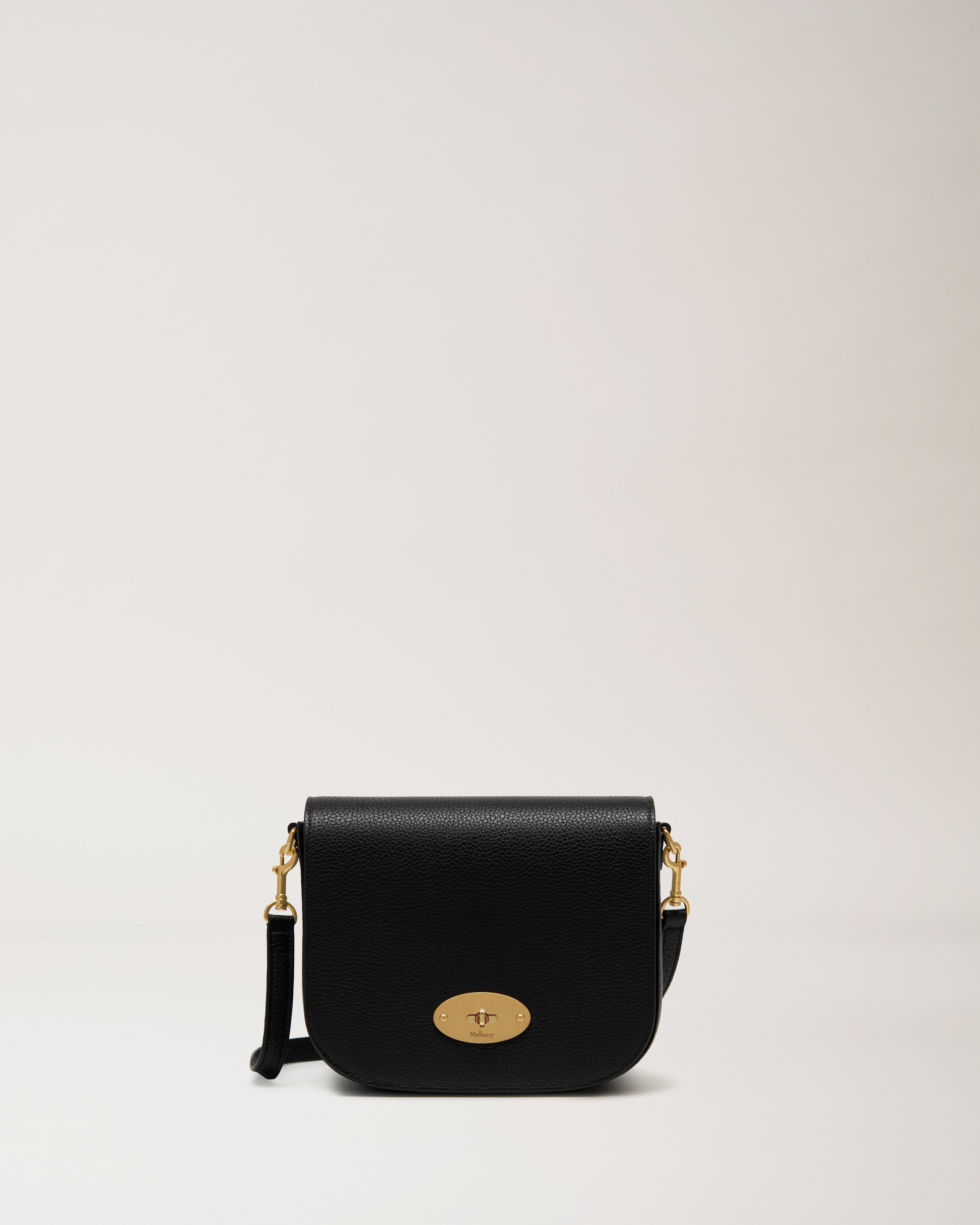 Small Darley Satchel in Black Small Classic Grain