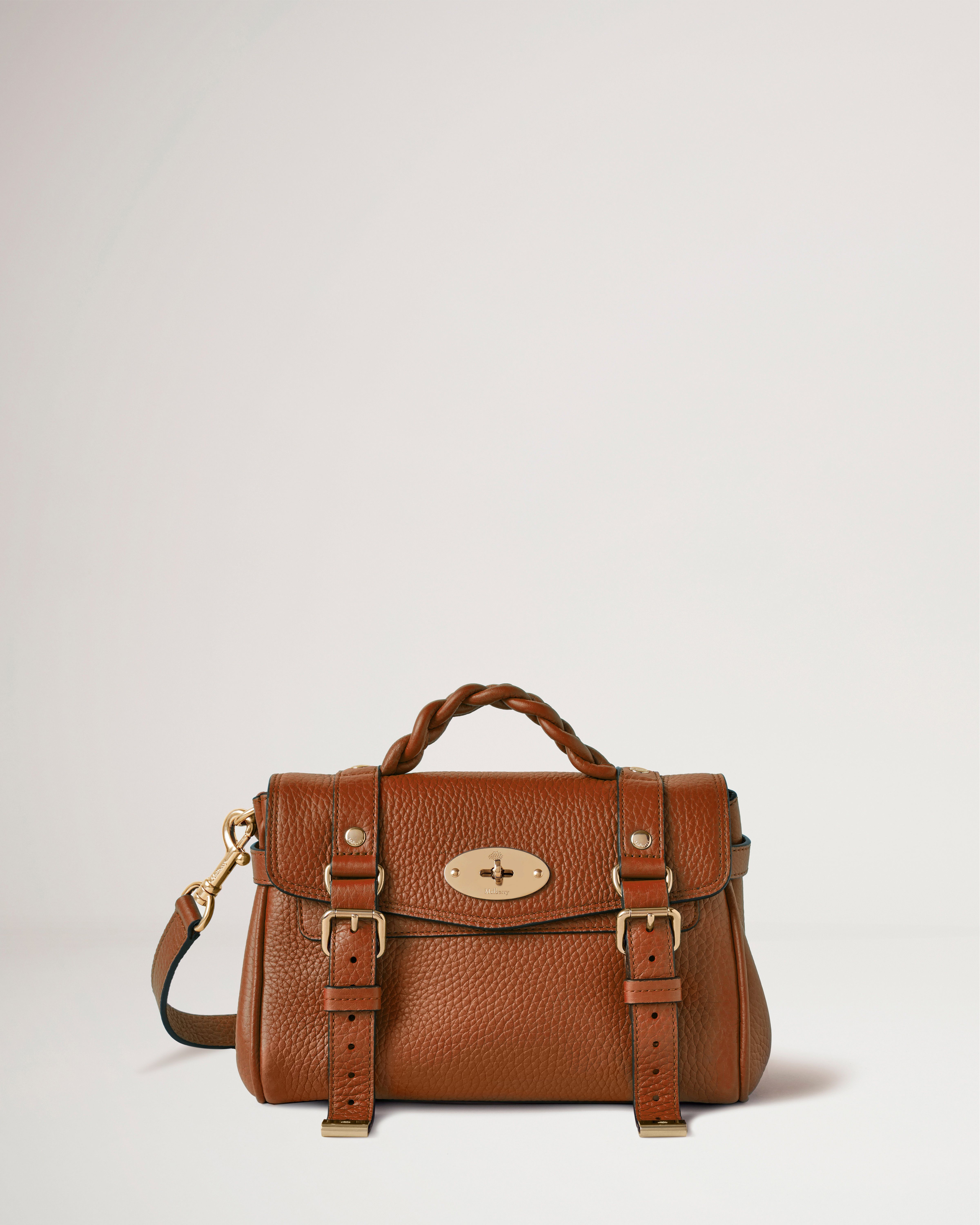 Mulberry Mini Alexa Tasche in Kastanie