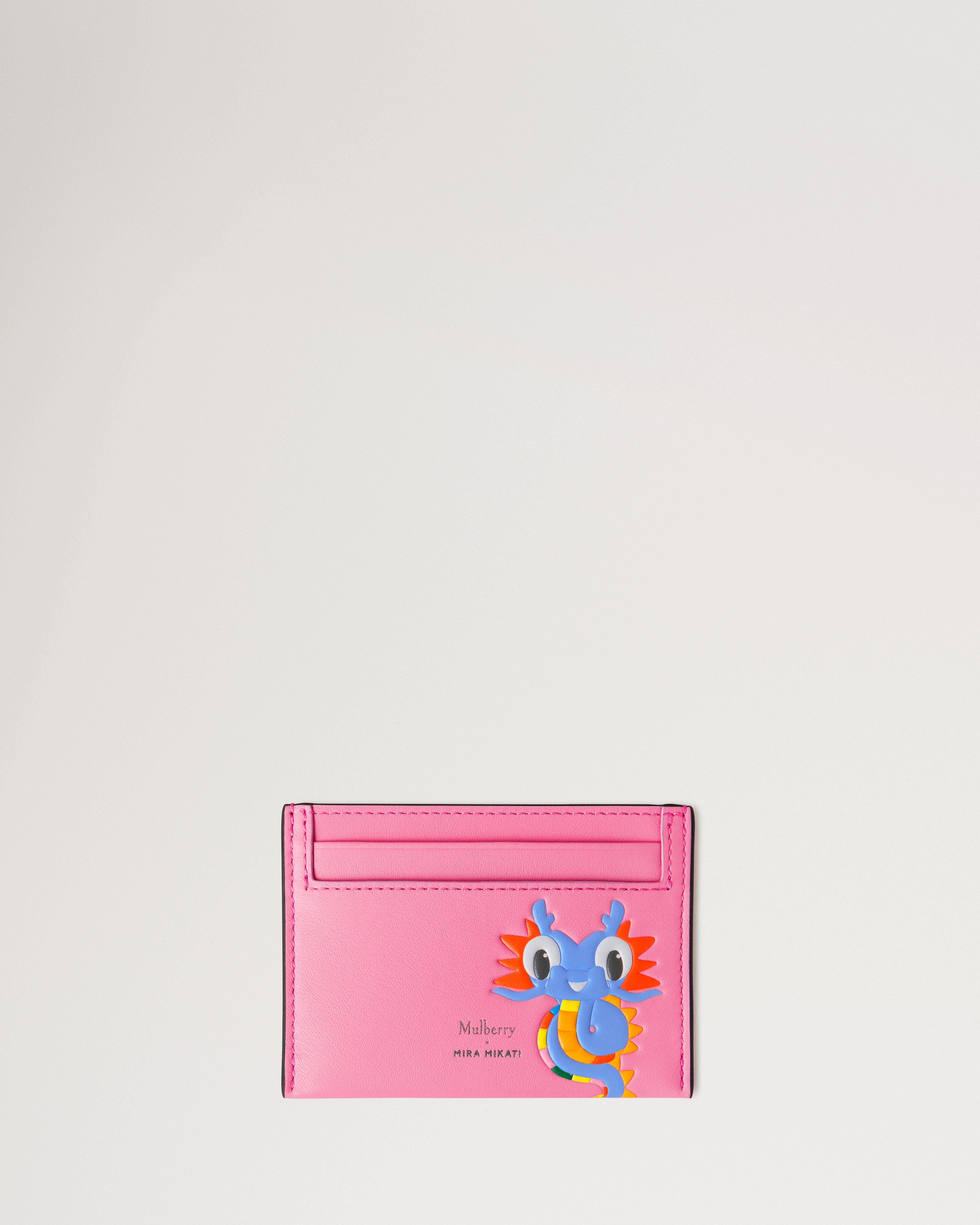 Mulberry x Mira Mikati Credit card slip in candy pink