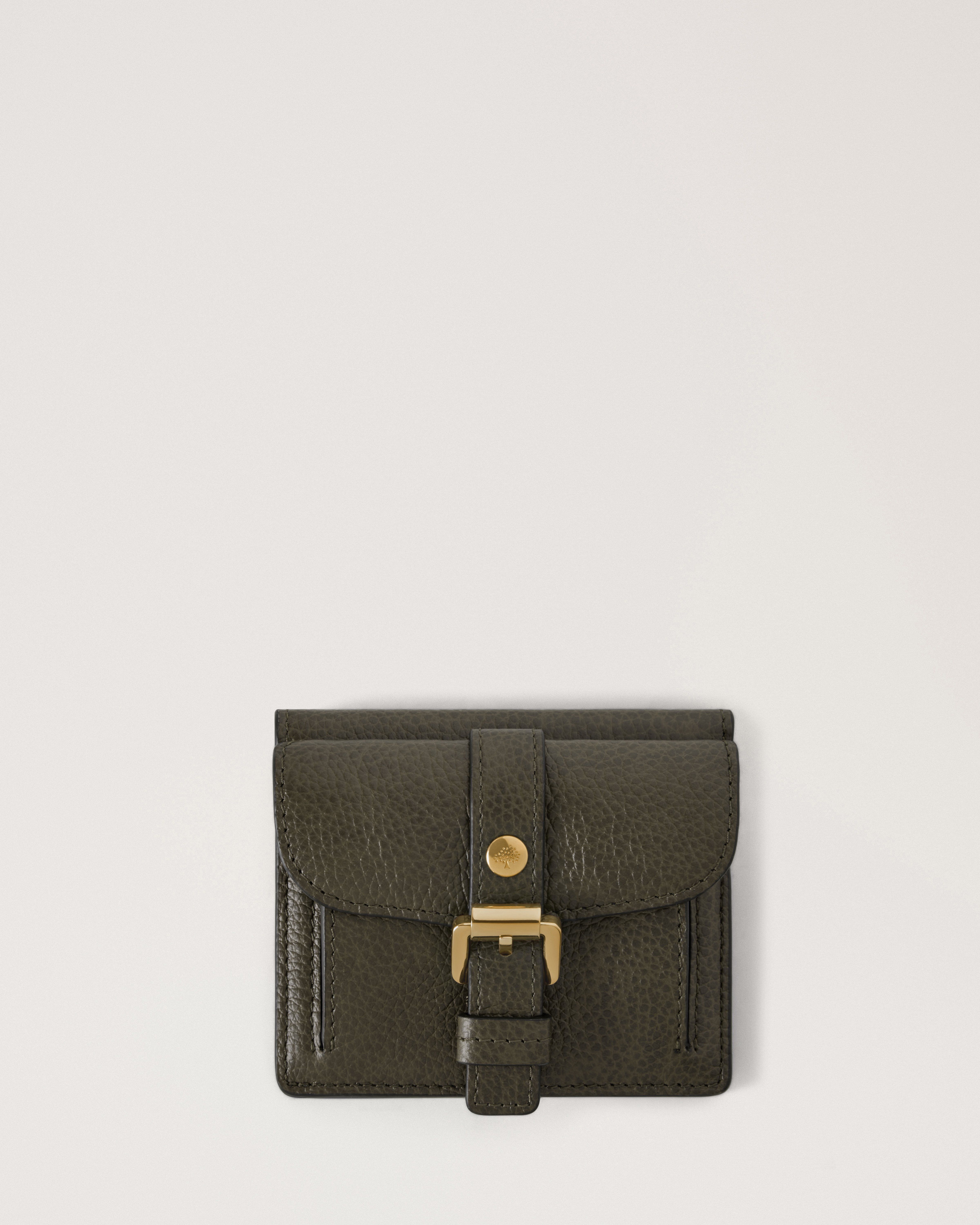 mulberry roxanne wallet in sage green leather