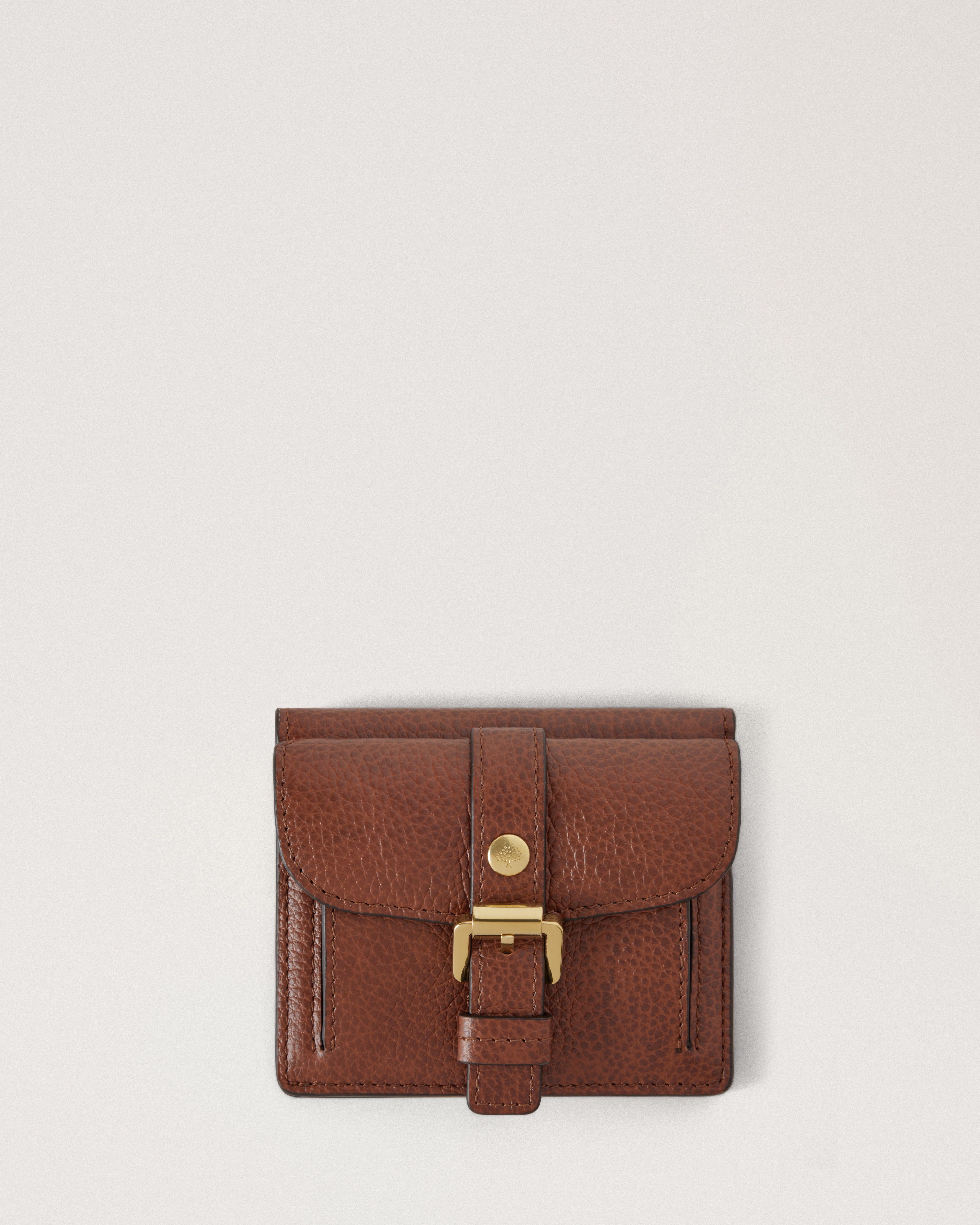 mulberry roxanne wallet in oak leather