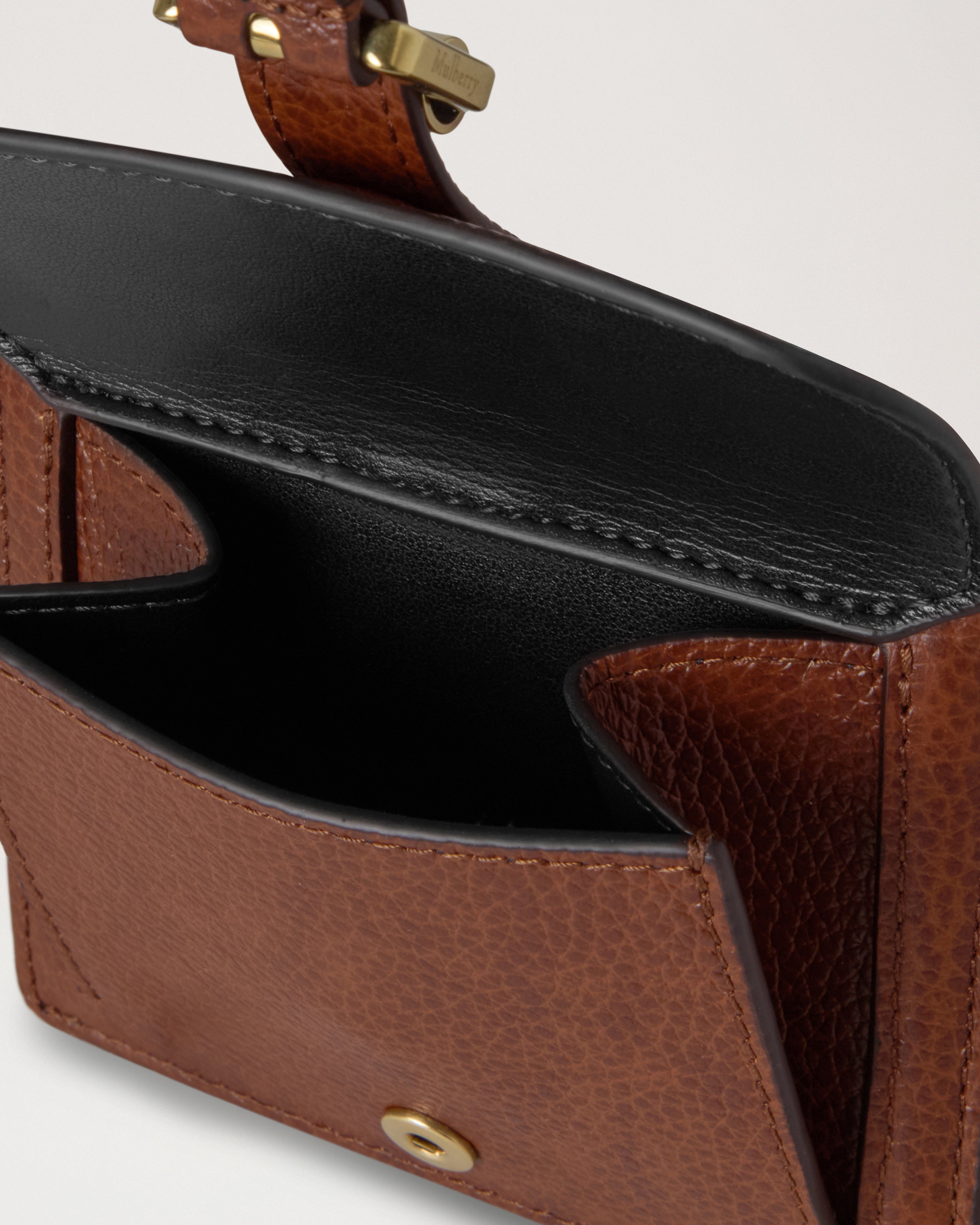 mulberry roxanne wallet in oak leather