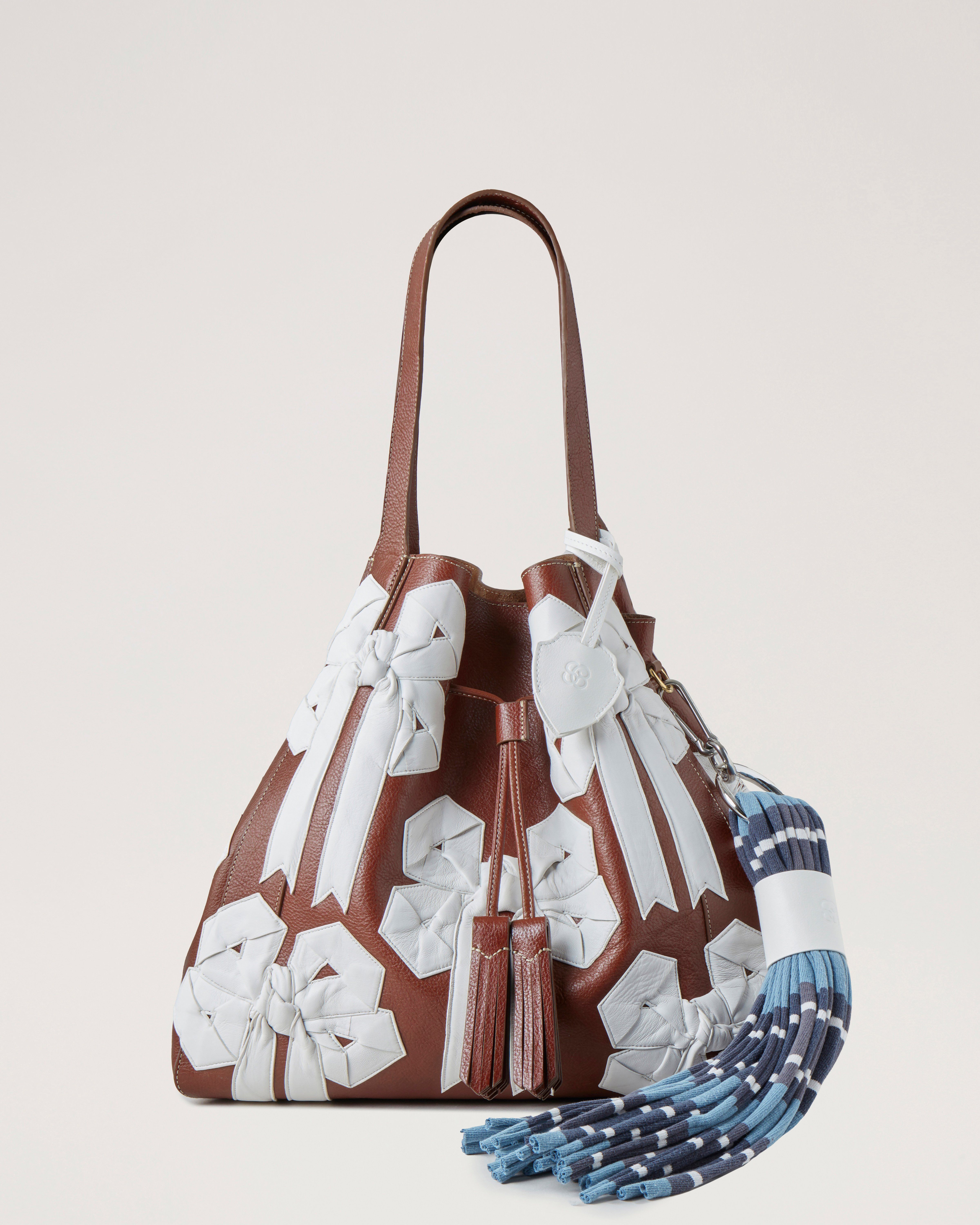 Millie Bow Handbag in Oak Leather from the Mulberry x Stefan Cooke collection