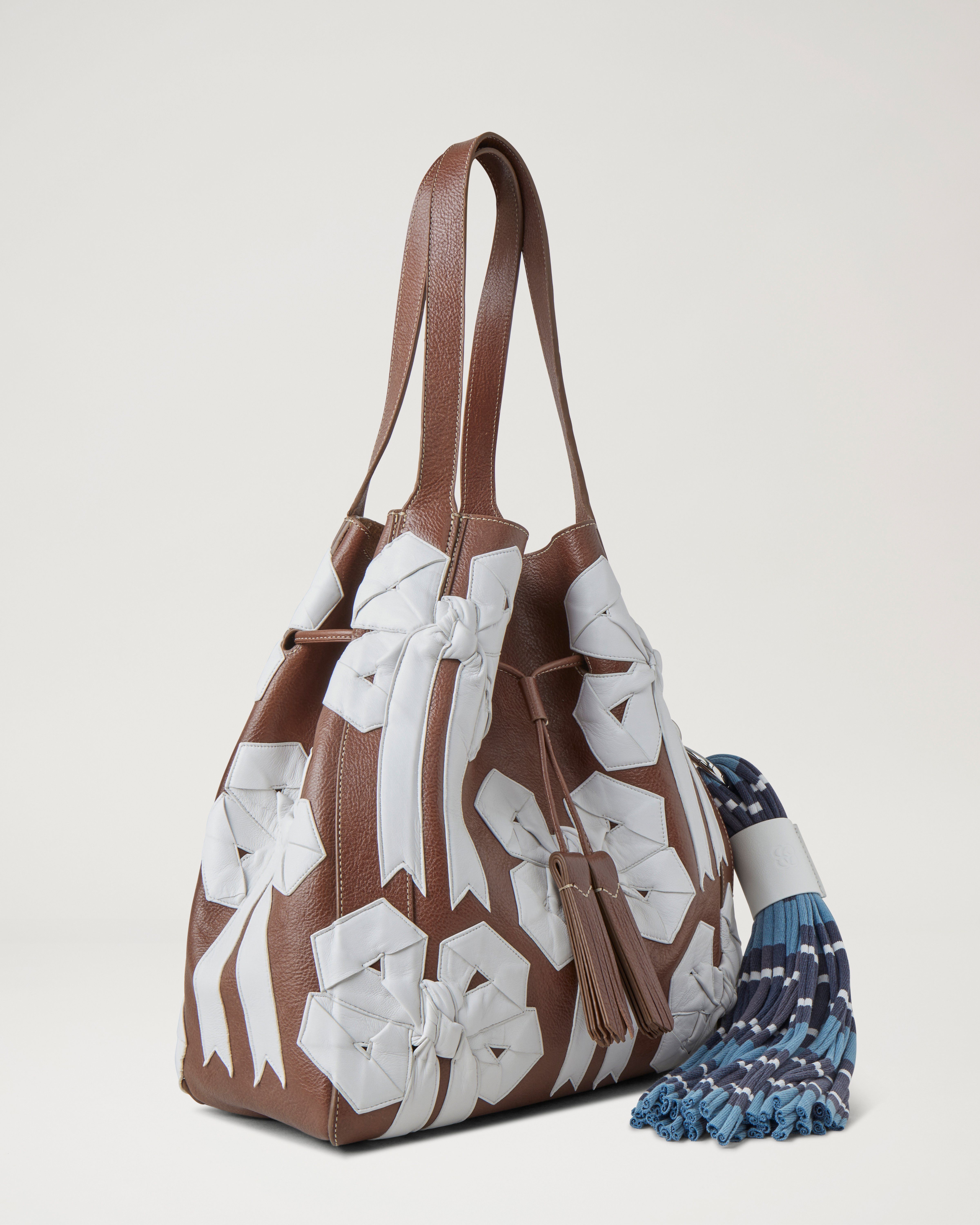 Millie Bow Handbag in Oak Leather from the Mulberry x Stefan Cooke collection