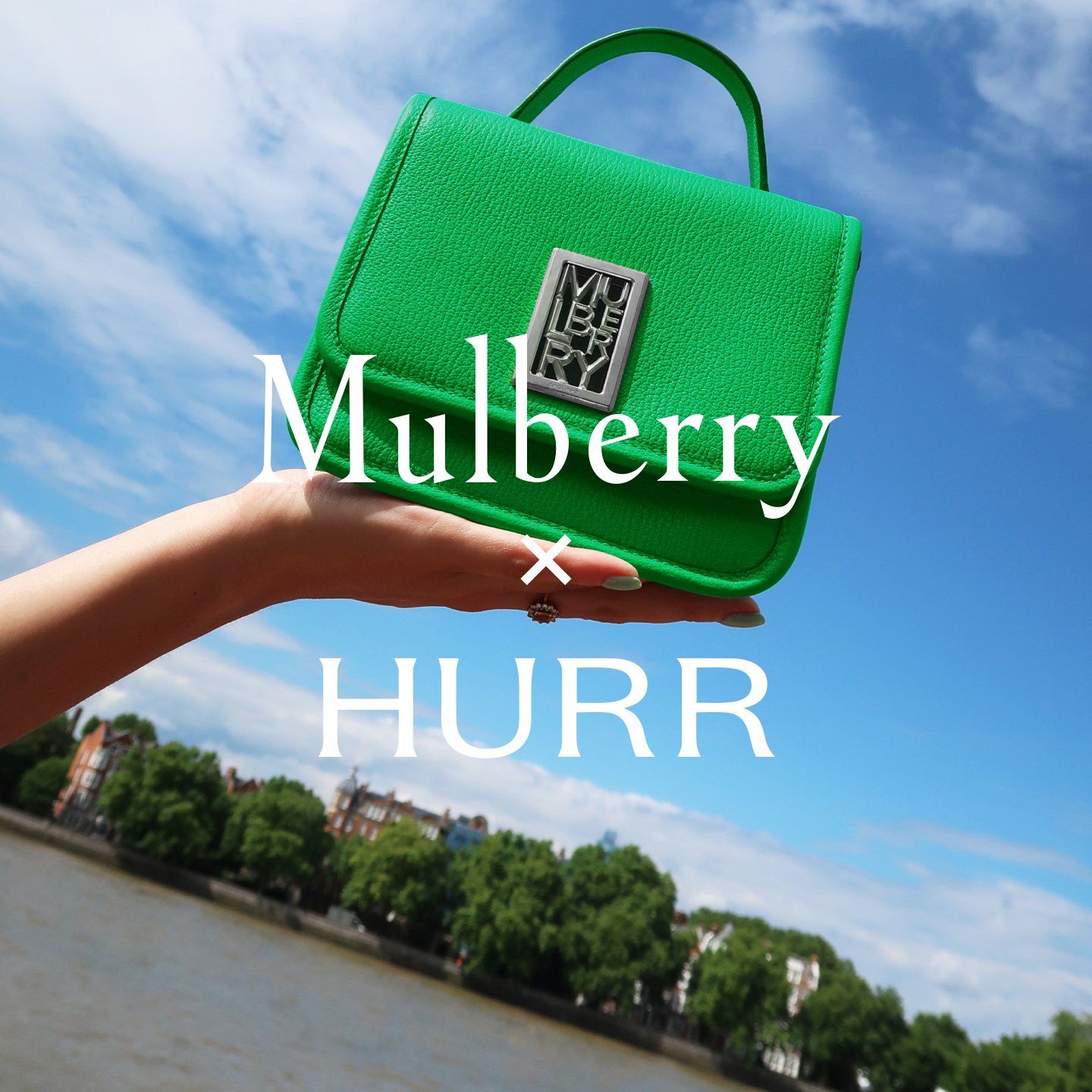 Mulberry Sadie handbag in green leather