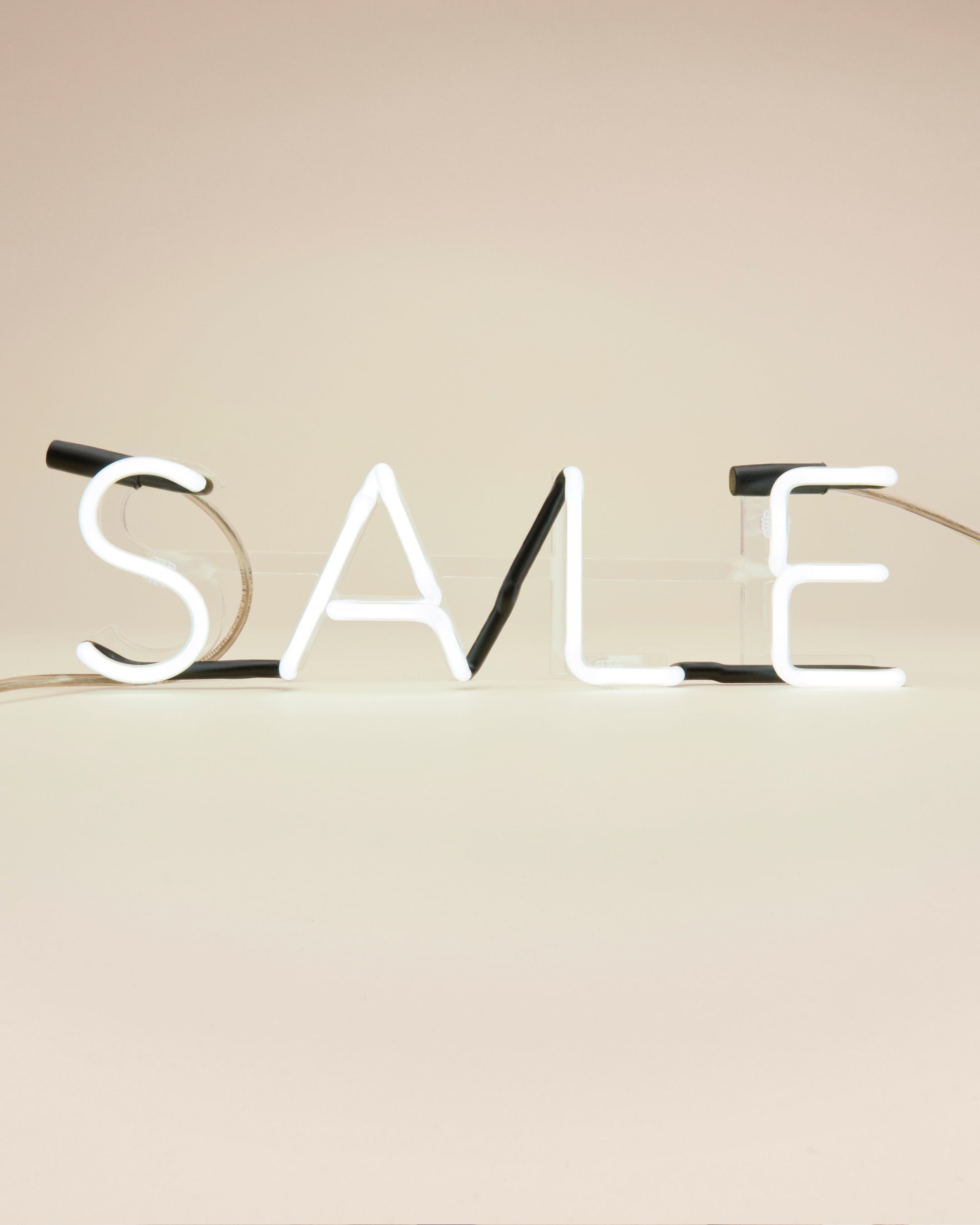 Mulberry Sale neon letters