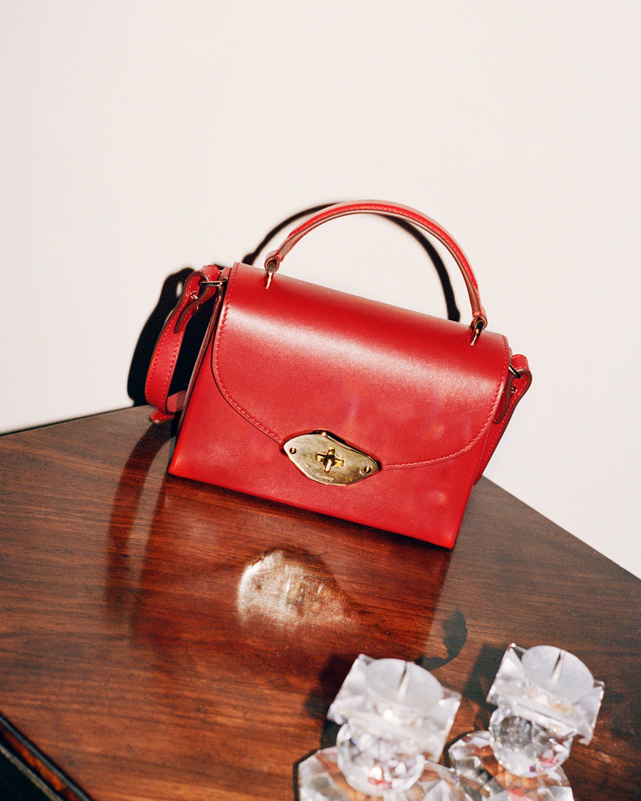 Mulberry Lana bag in Scarlet Red leather