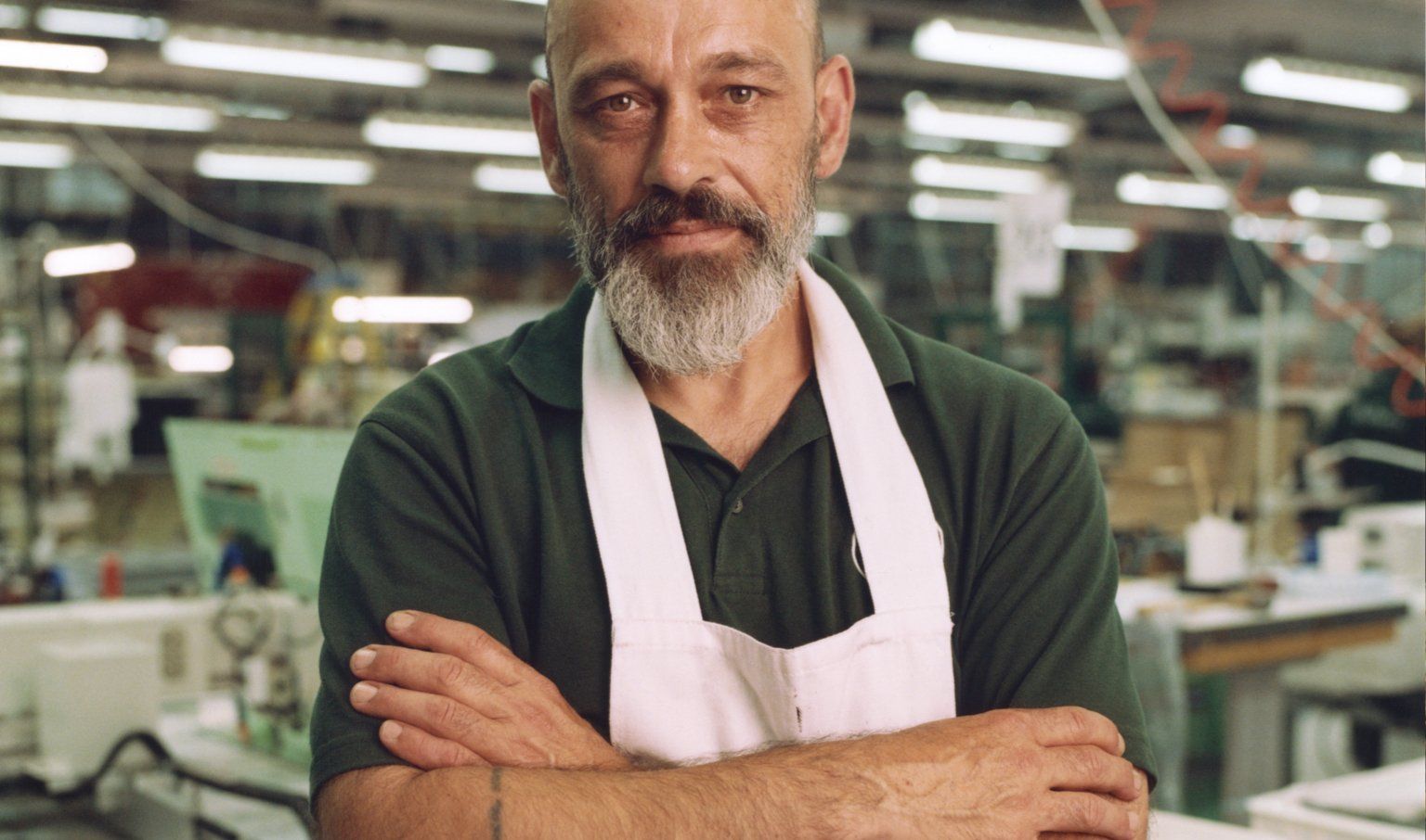 Worker at the Mulberry Rookery factory