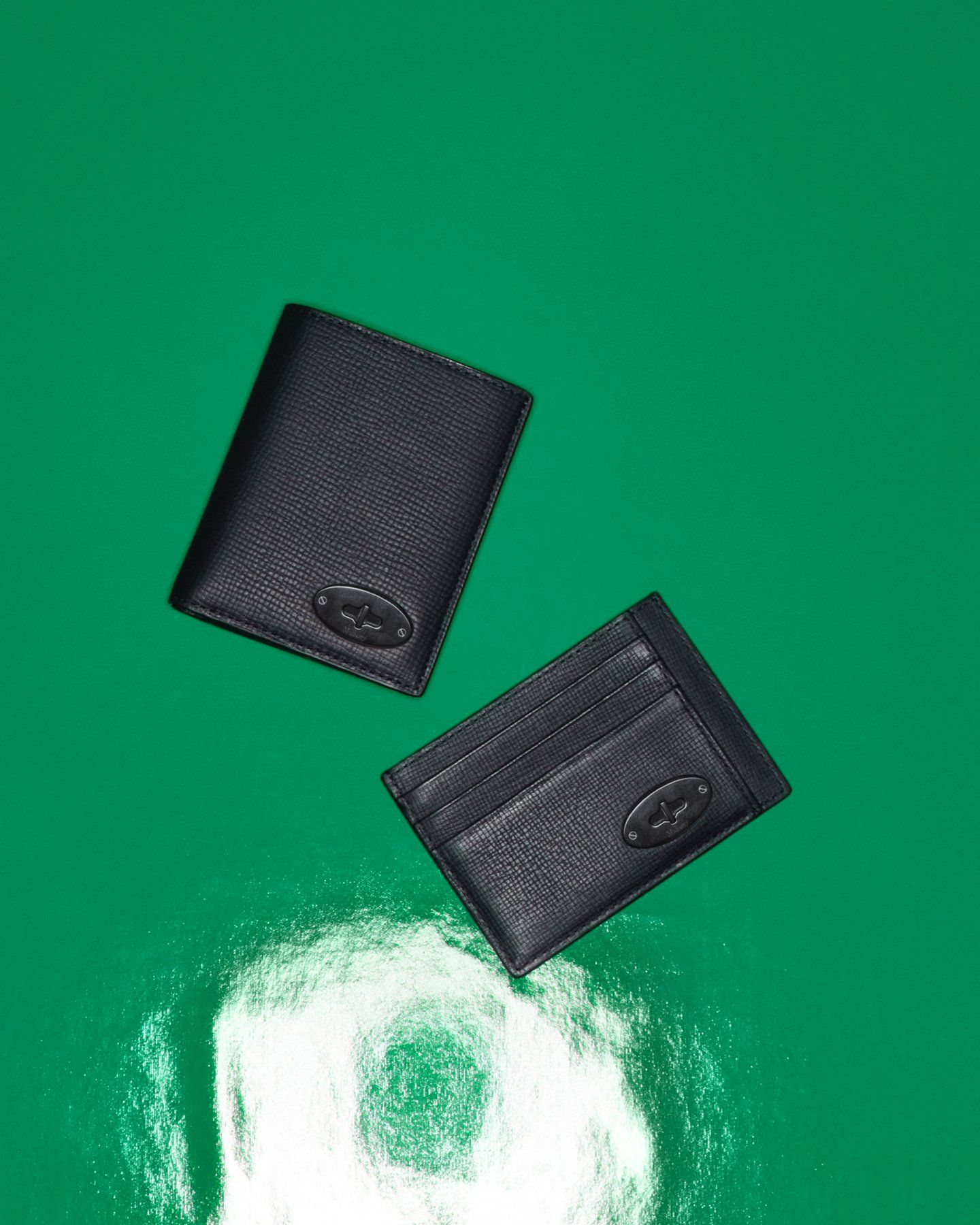 Mulberry cardholder and wallet in black leather