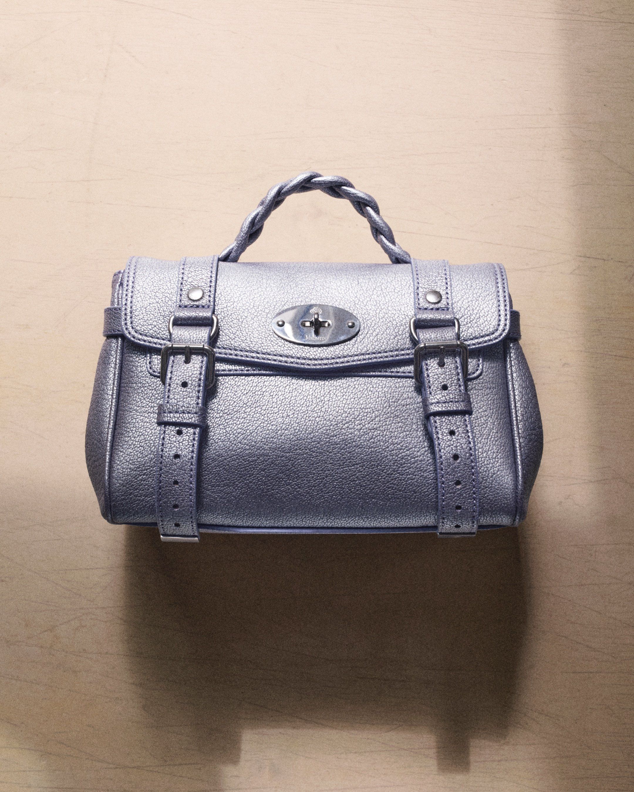 Mulberry Mini Alexa handbag in Lilac leather