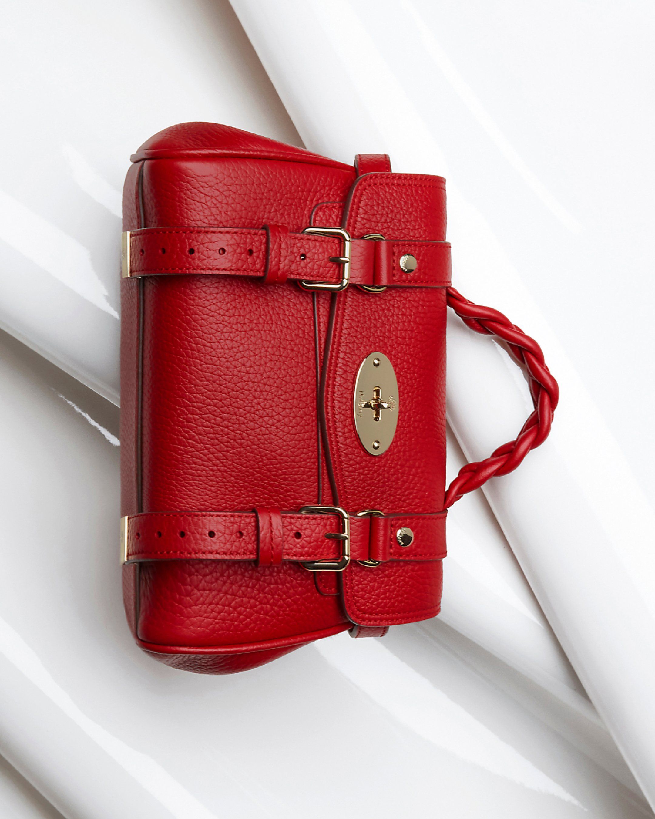 Mulberry Mini Alexa in scarlet red leather