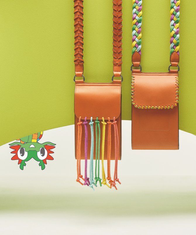 Mulberry x Mira Mikati Mini Antony  Honey & Multi Colour Smooth Saddle