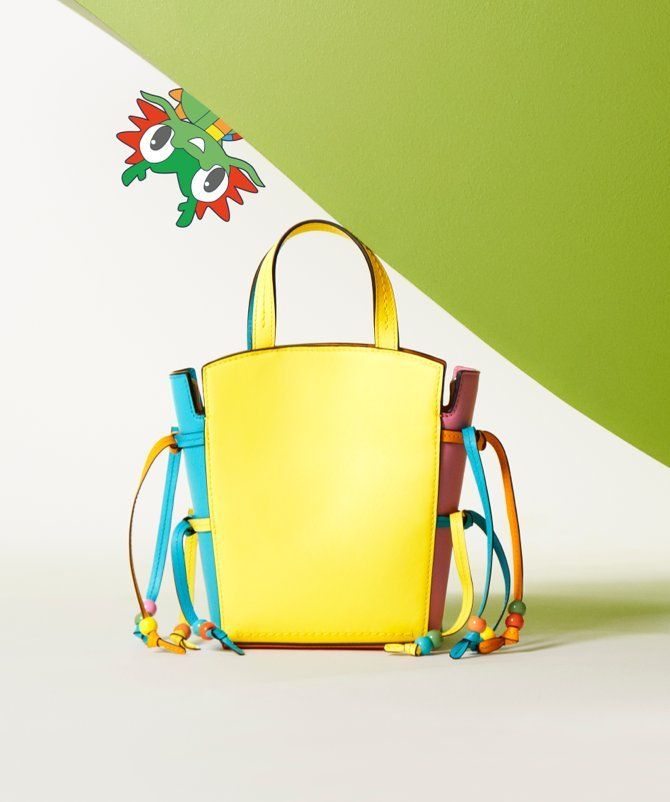 Mulberry x Mira Mikati Mini Clovelly Tote Multi Colour Smooth Flat Leather