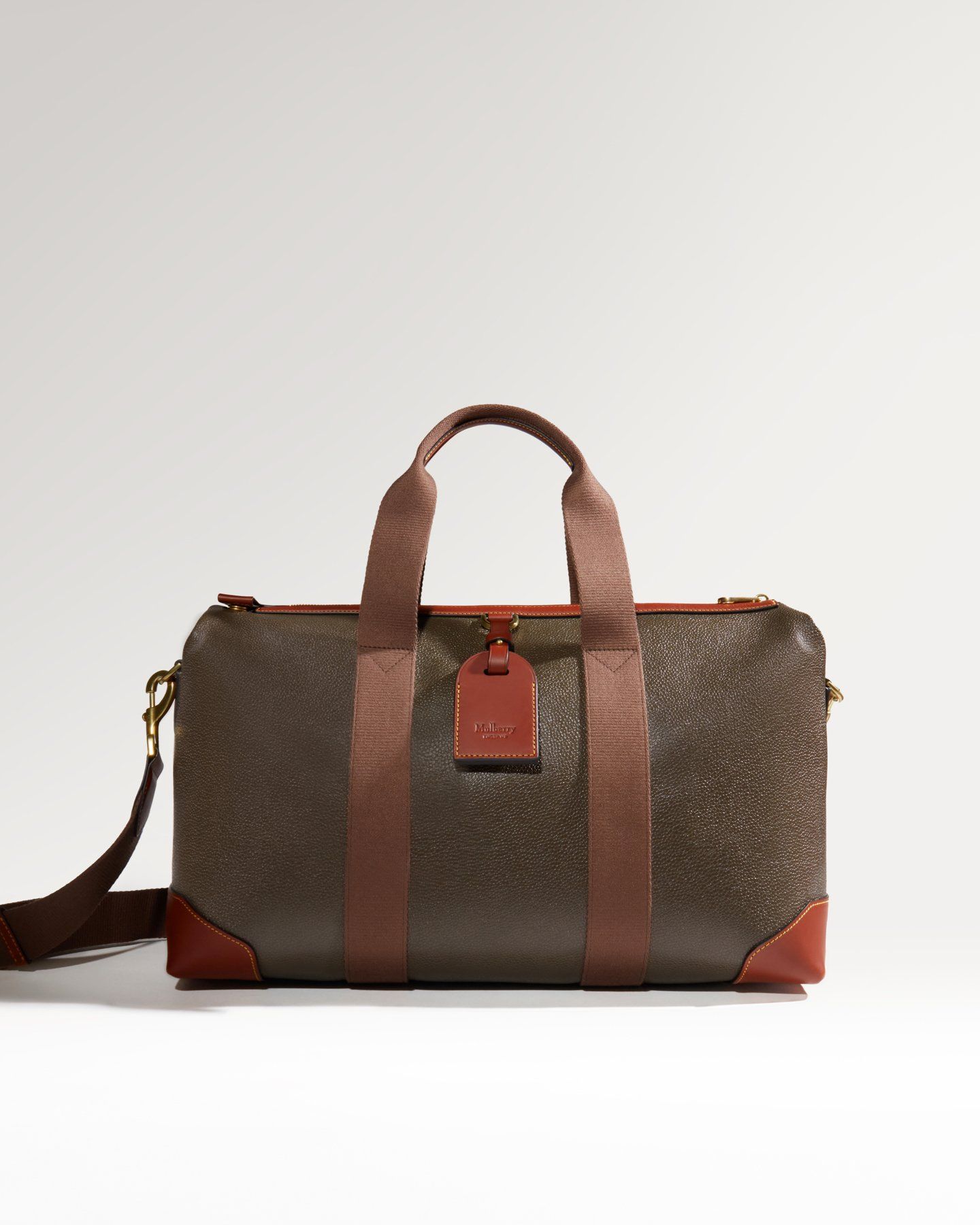 Mulberry Day Clipper bag in Mole-Cognac