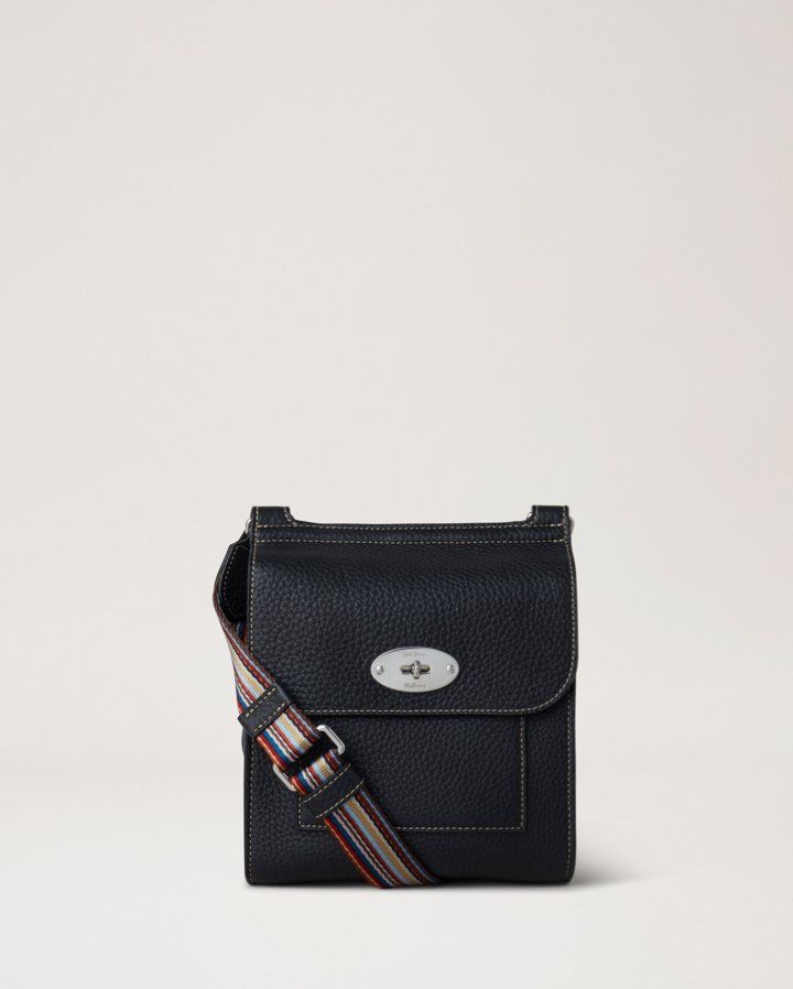 mulberry paul smith small antony bag in black