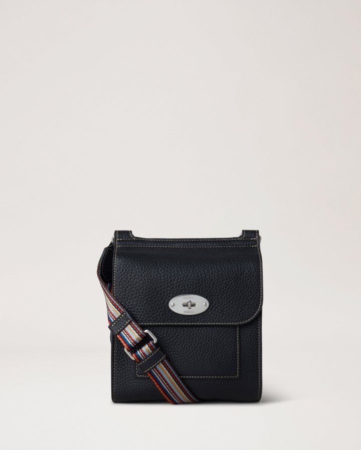 Kleine Antony Tasche von Mulberry x Paul Smith in Schwarz