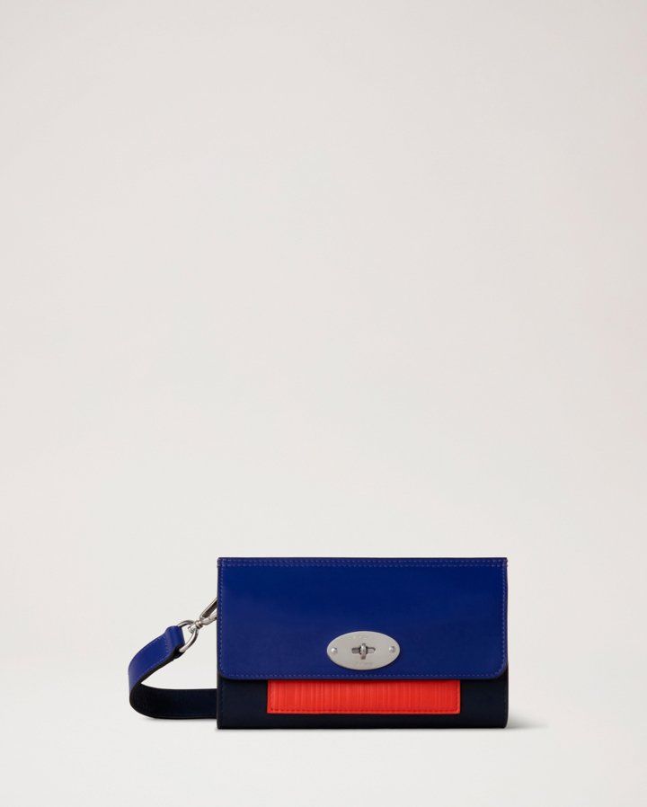 mulberry paul smith clip bag in blue