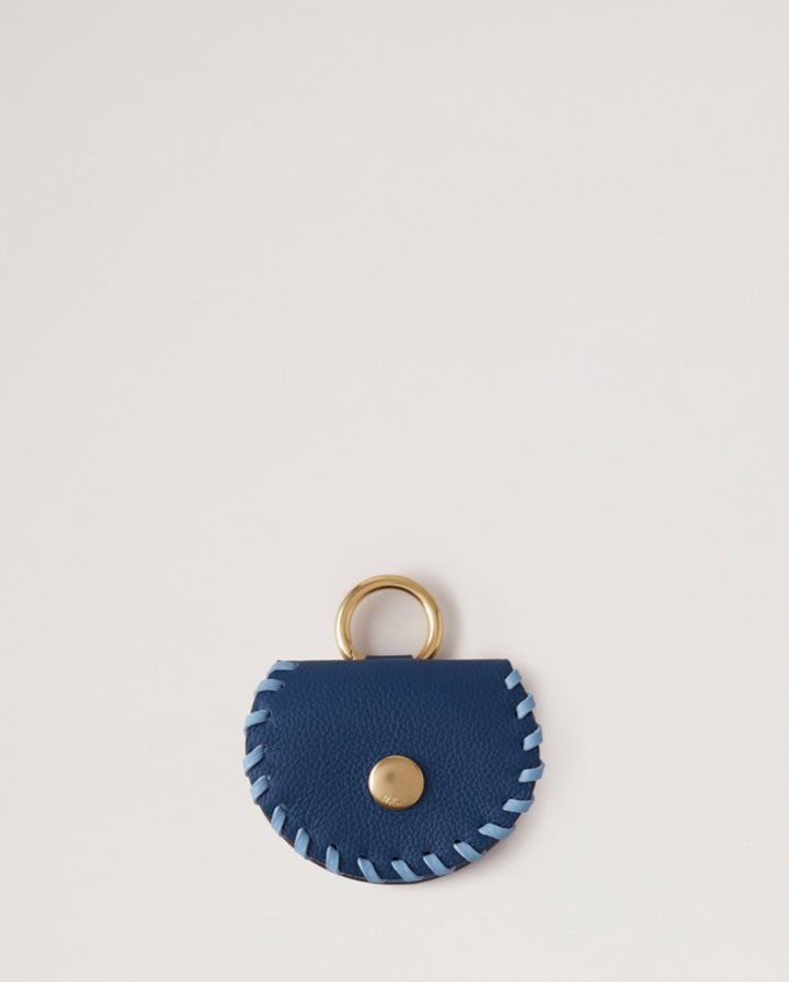 Plectrum Pouch in Pale Slate Small Grain Leather