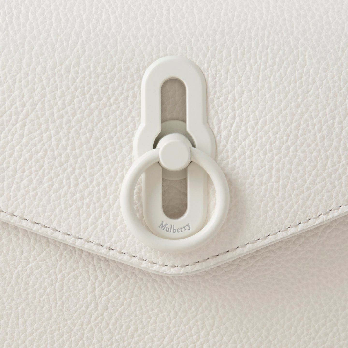 Closeup of the Riders Lock in white